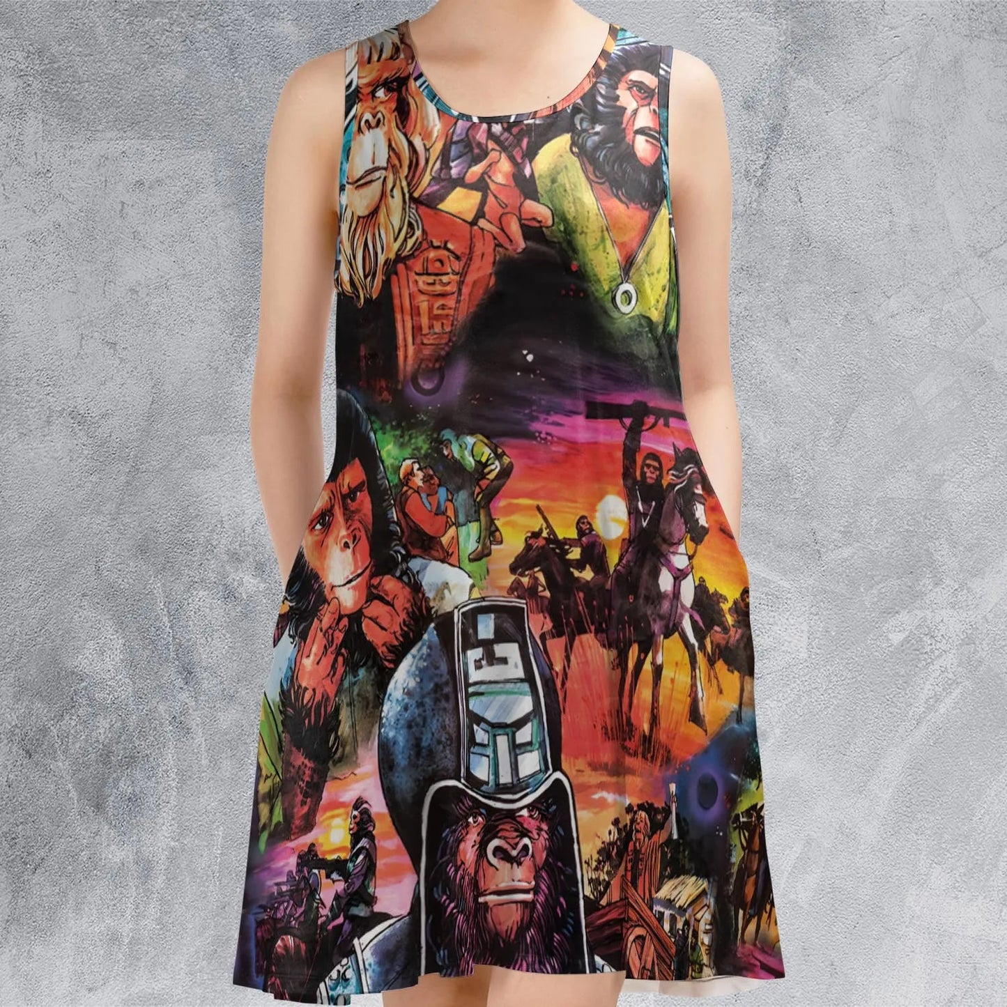 Sleeveless Dress - 66T46G49
