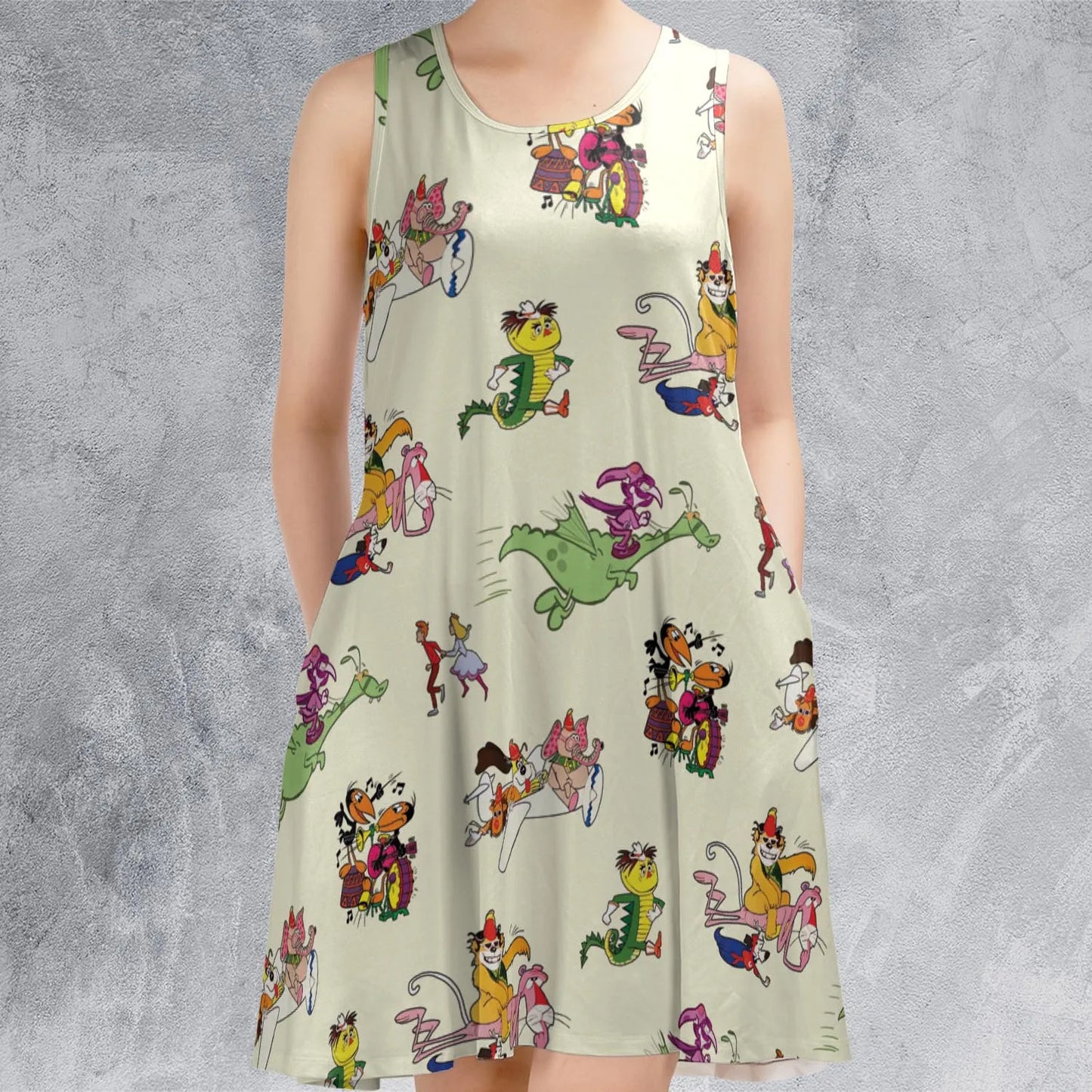 Sleeveless Dress - AAV1J1RL