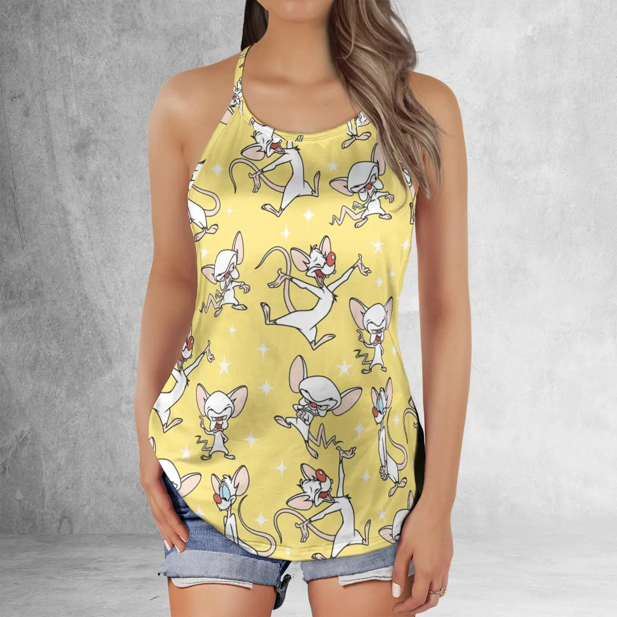 Criss Cross Tank Top - KY863ET5