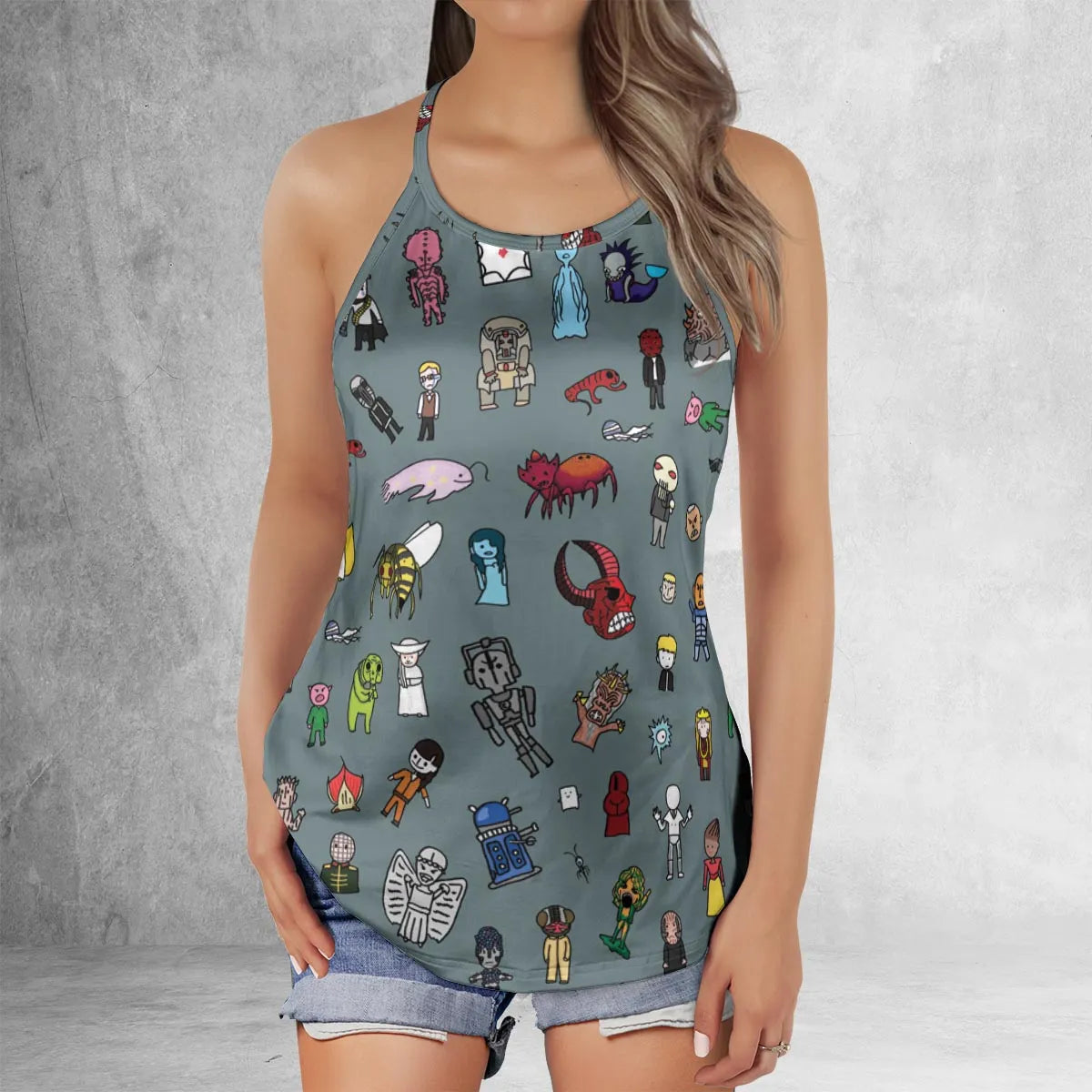Criss Cross Tank Top - T8JFFCML