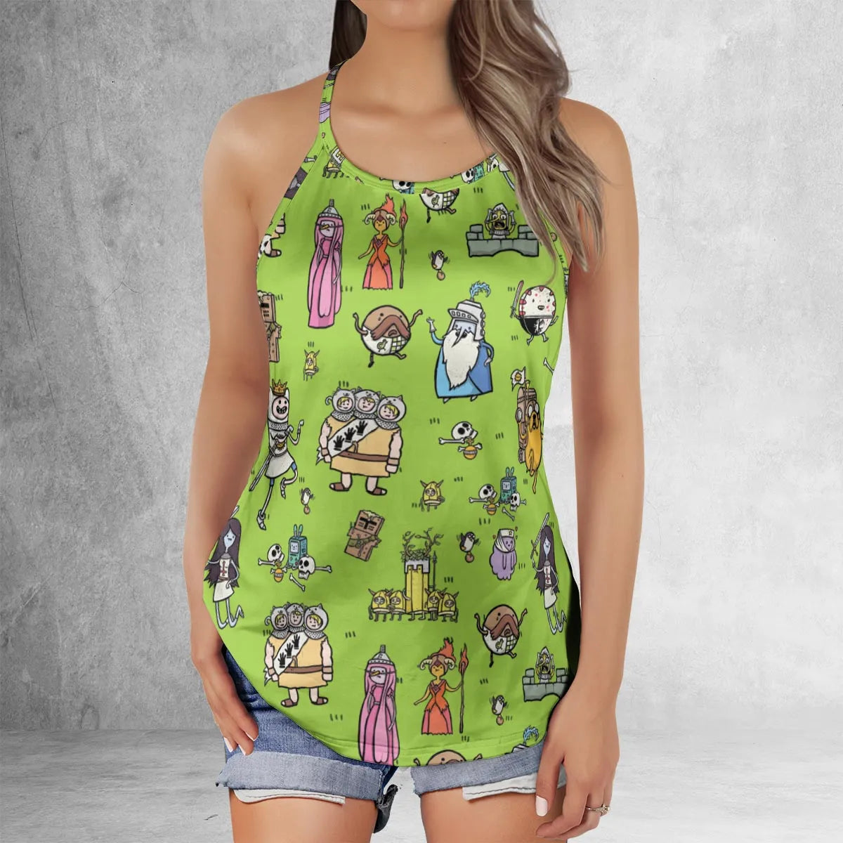 Criss Cross Tank Top - 6VH6V422