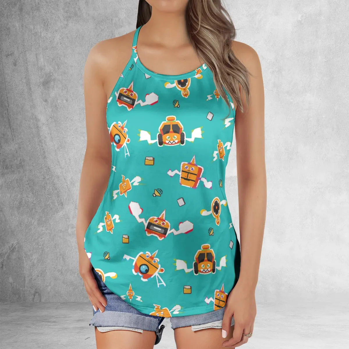 Criss Cross Tank Top - 3LBYARYR
