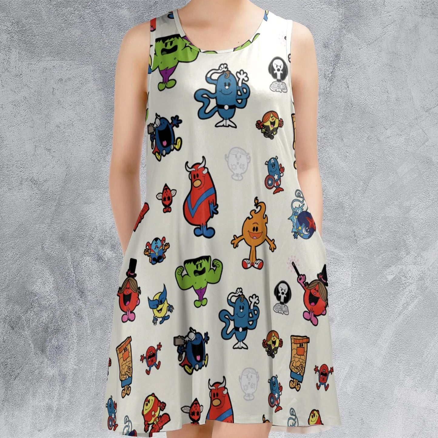 Sleeveless Dress - V77AZAZM