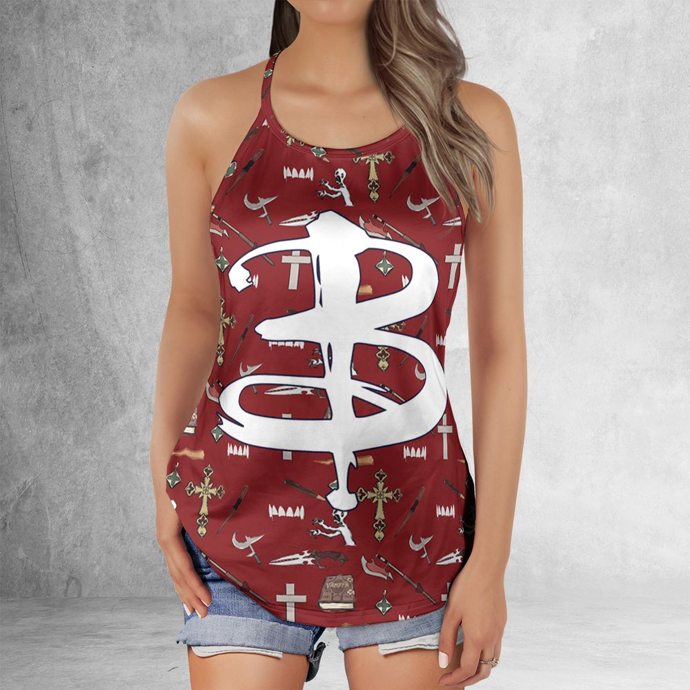 Criss Cross Tank Top - FJCP4GEN -  - 2