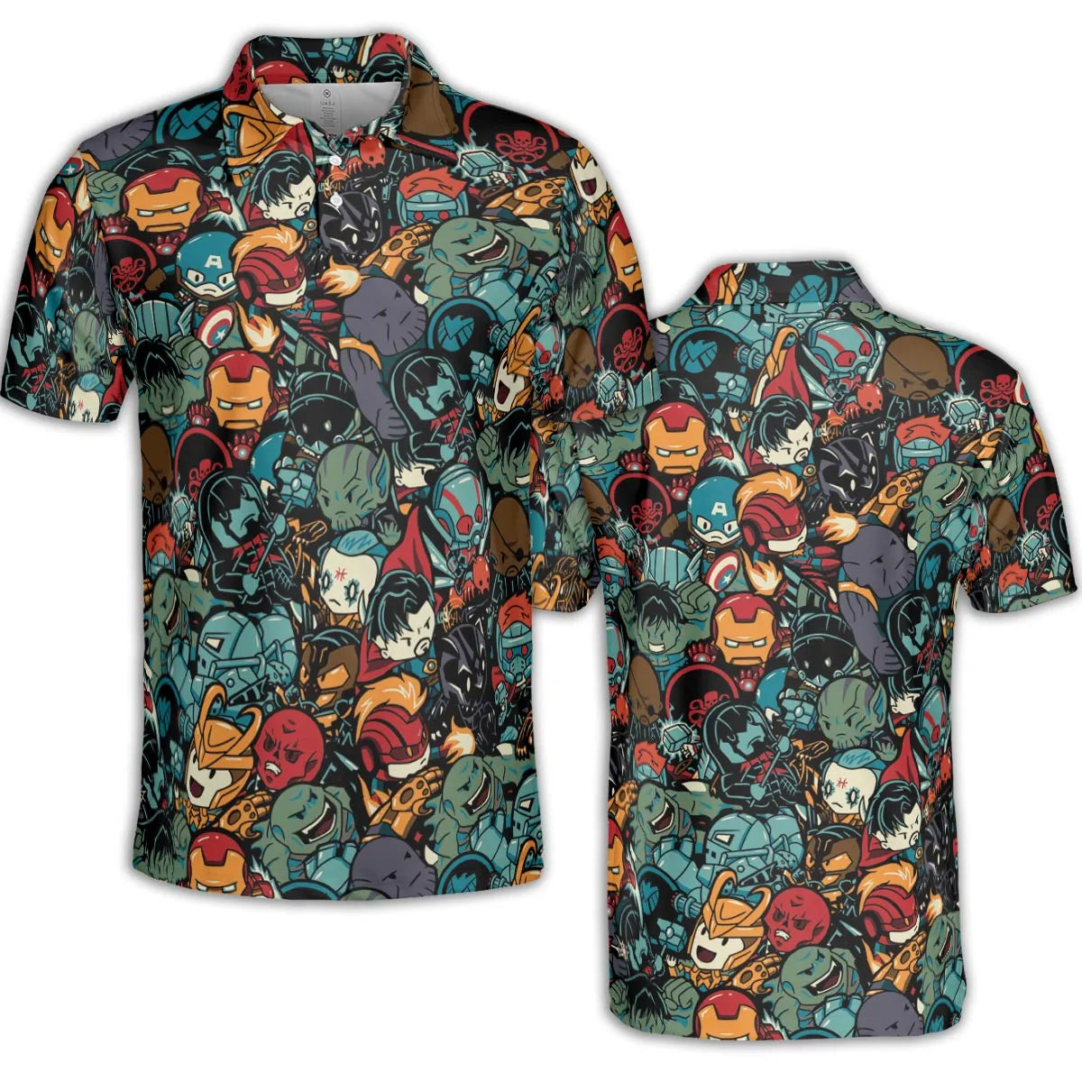 AOP Men/Women Polo Shirt - GLNNEFB7