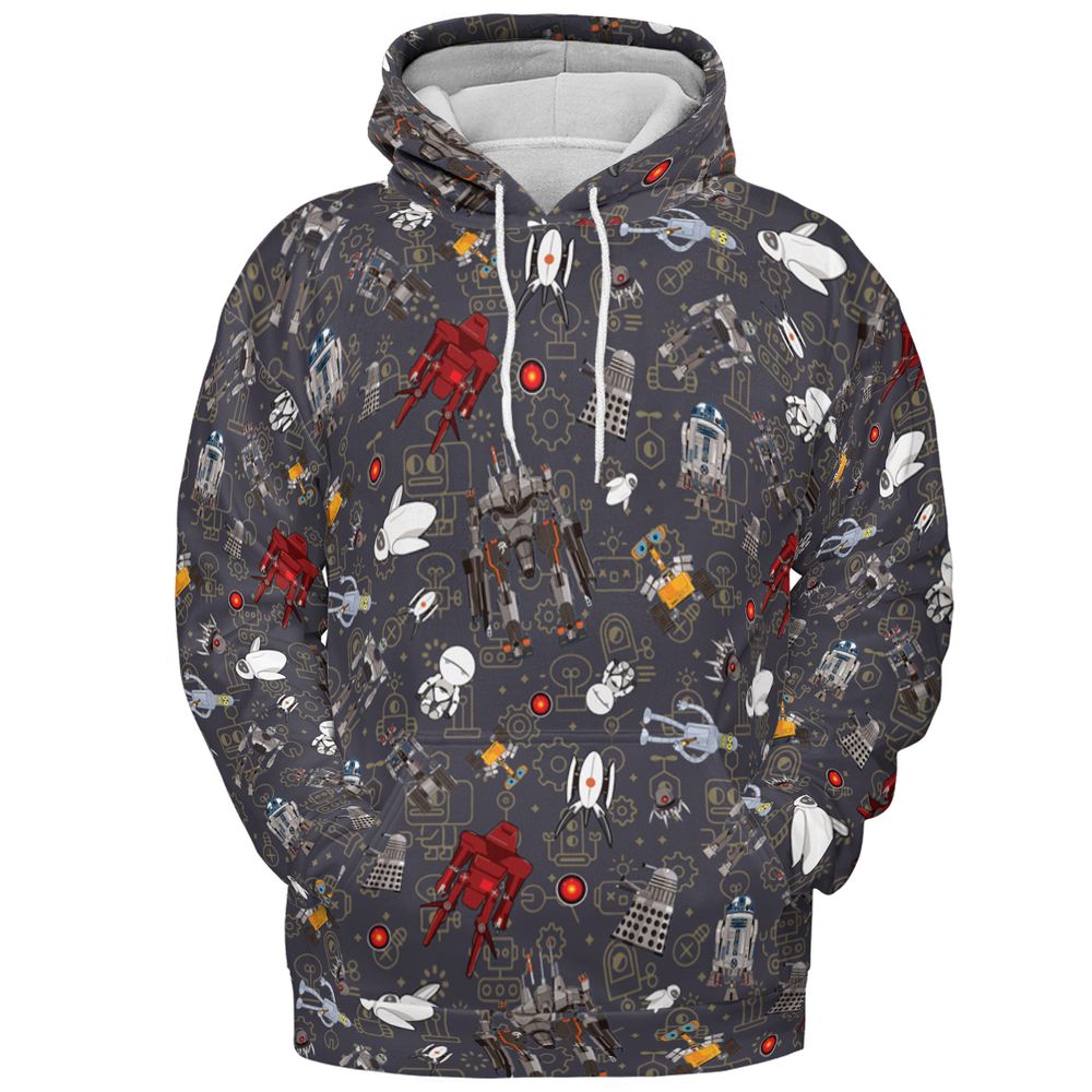 All-over Print Hoodie - HZ5QAJZJ -  - 2