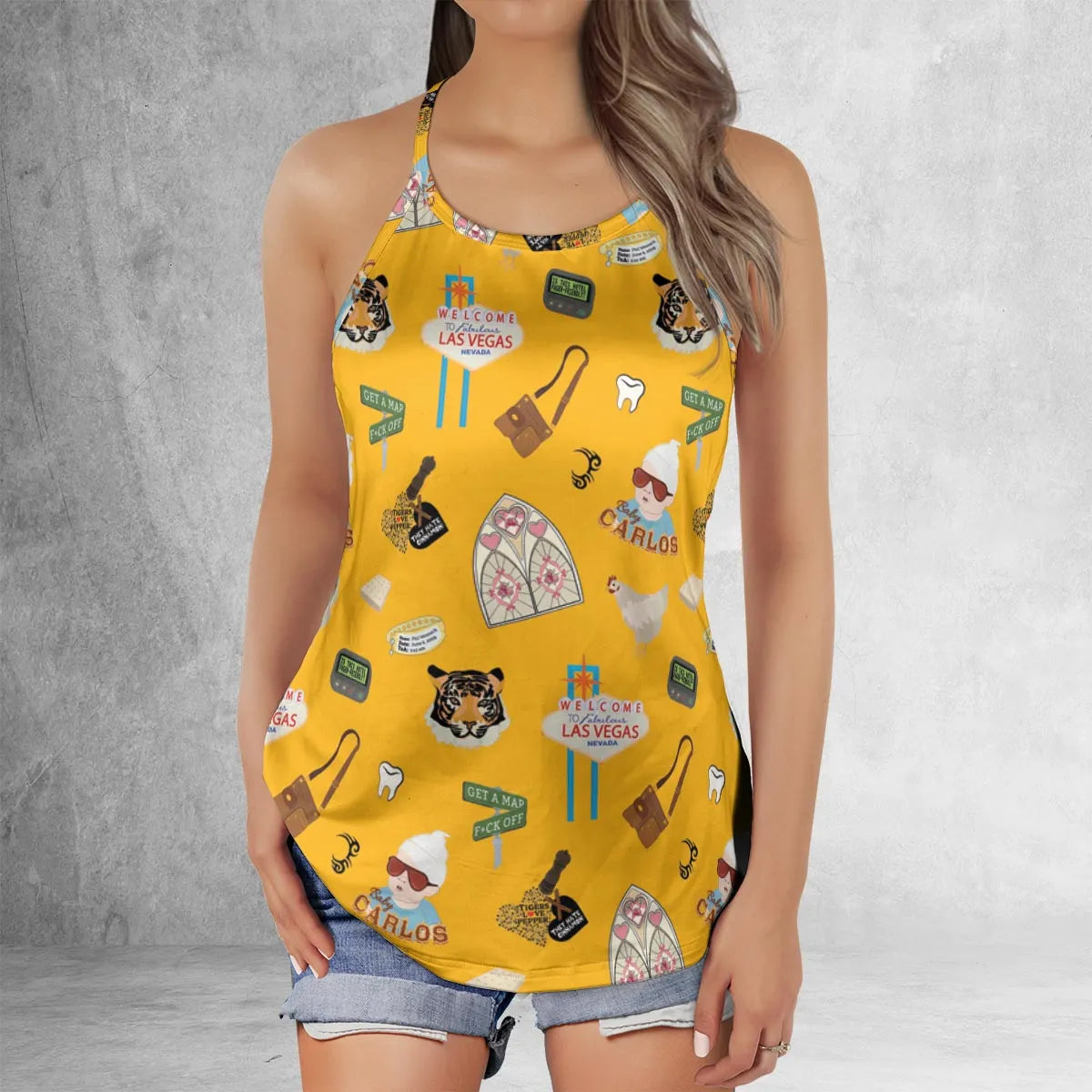 Criss Cross Tank Top - J2TDHXAW