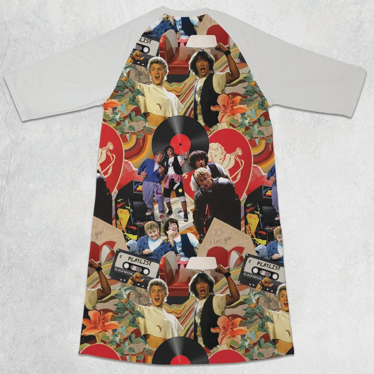 3/4 Sleeve Raglan Dress - HJWZLHSP