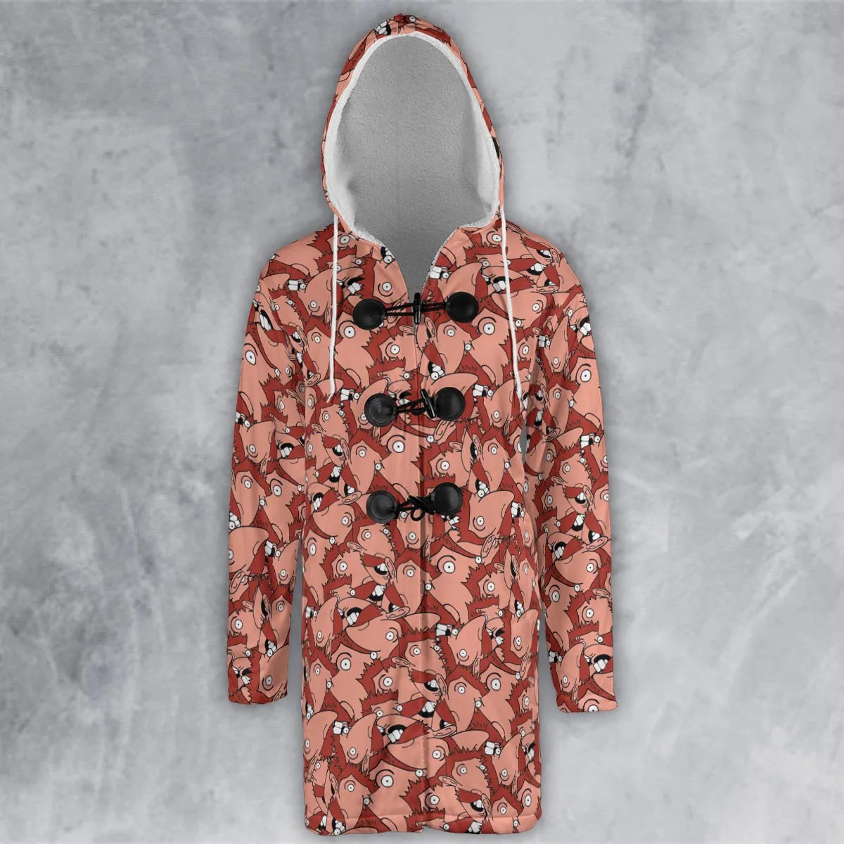 Hooded Cloak Coat - E4YRQ1PH