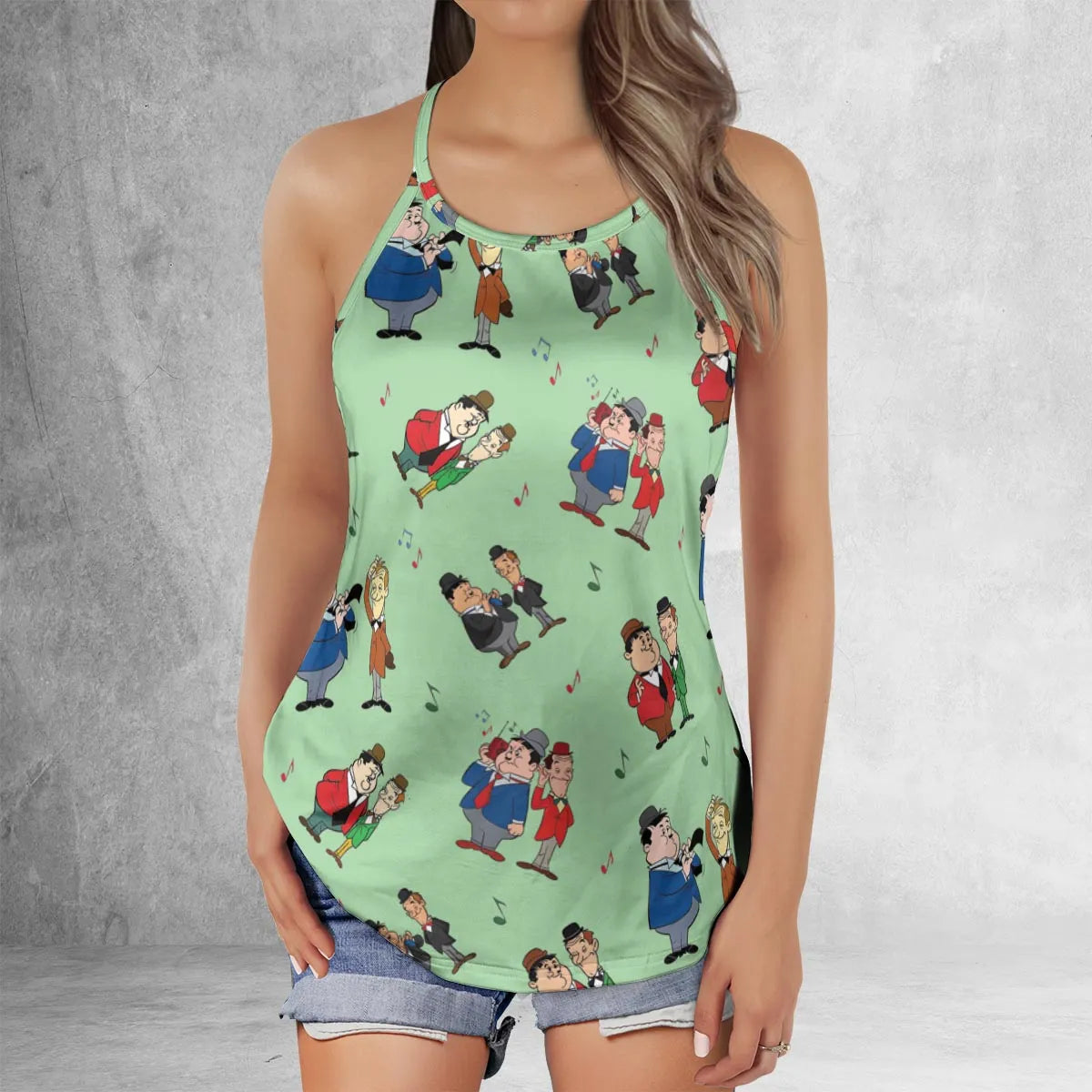 Criss Cross Tank Top - 7YJ9NHQJ