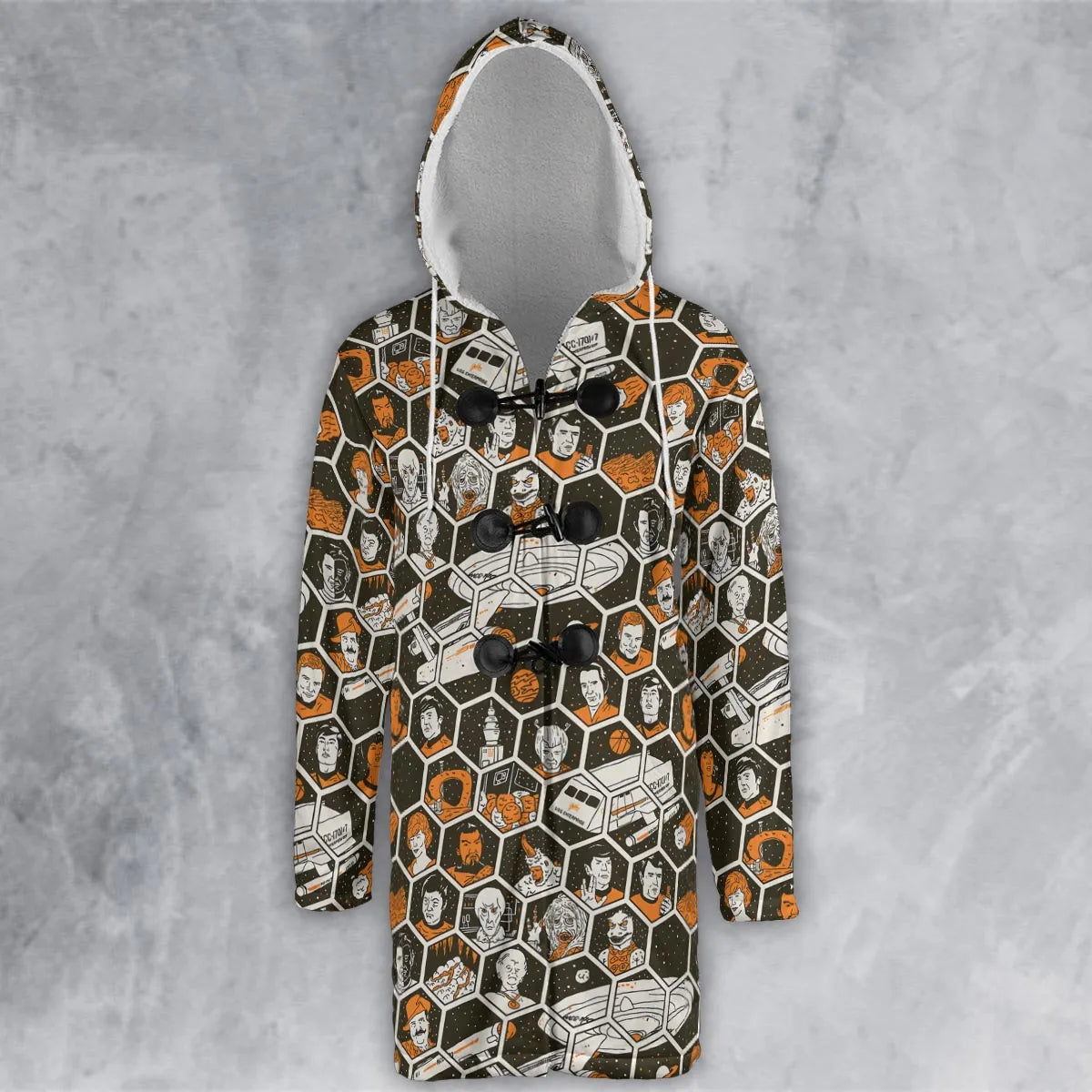 Hooded Cloak Coat - JZK7MZF4