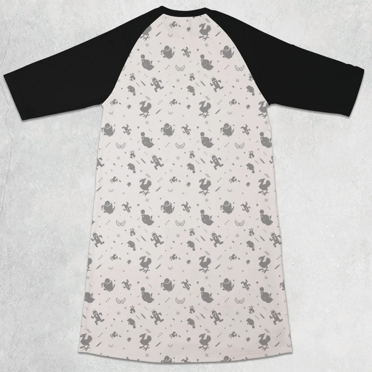 3/4 Sleeve Raglan Dress - DJYG65HL