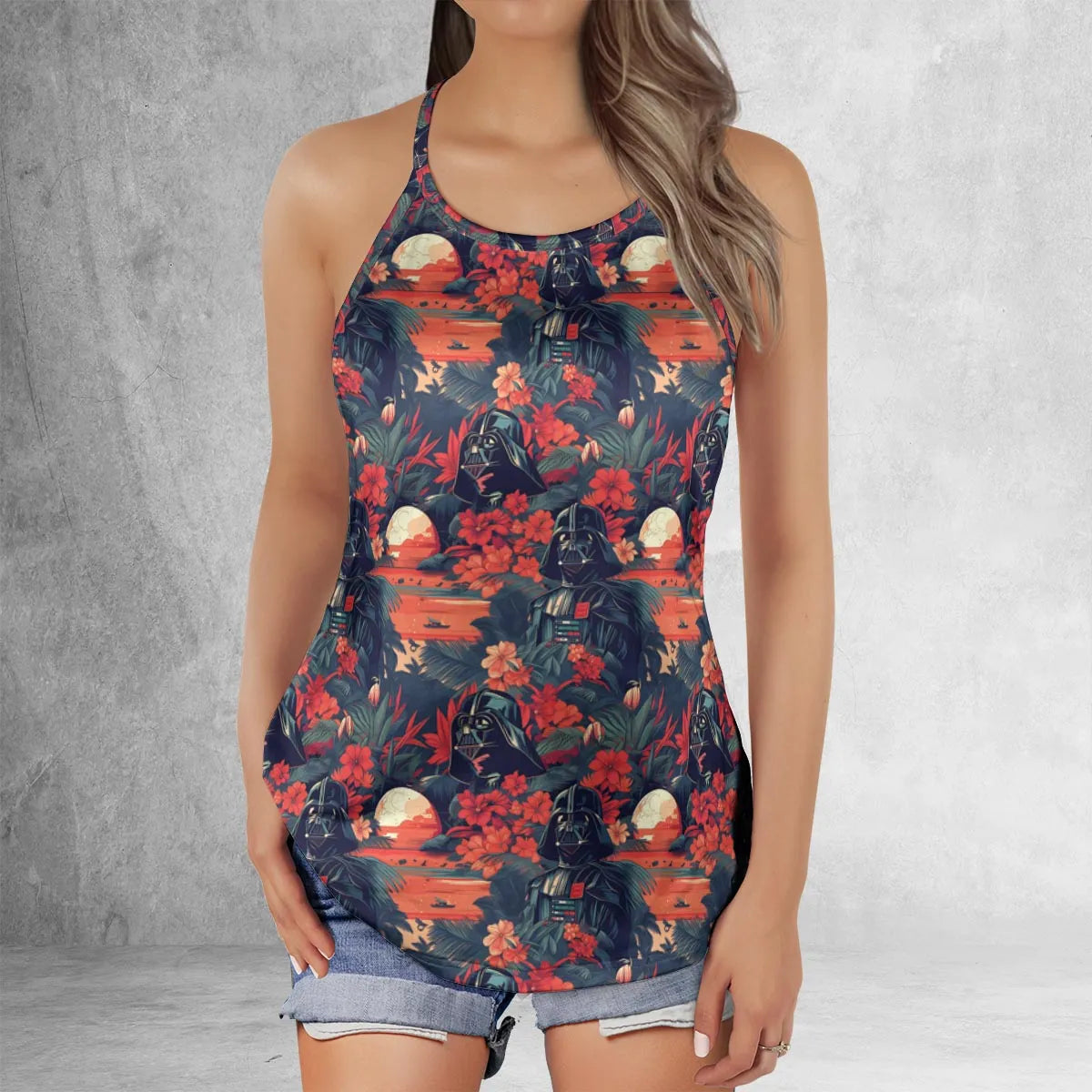 Criss Cross Tank Top - 9JESC51G