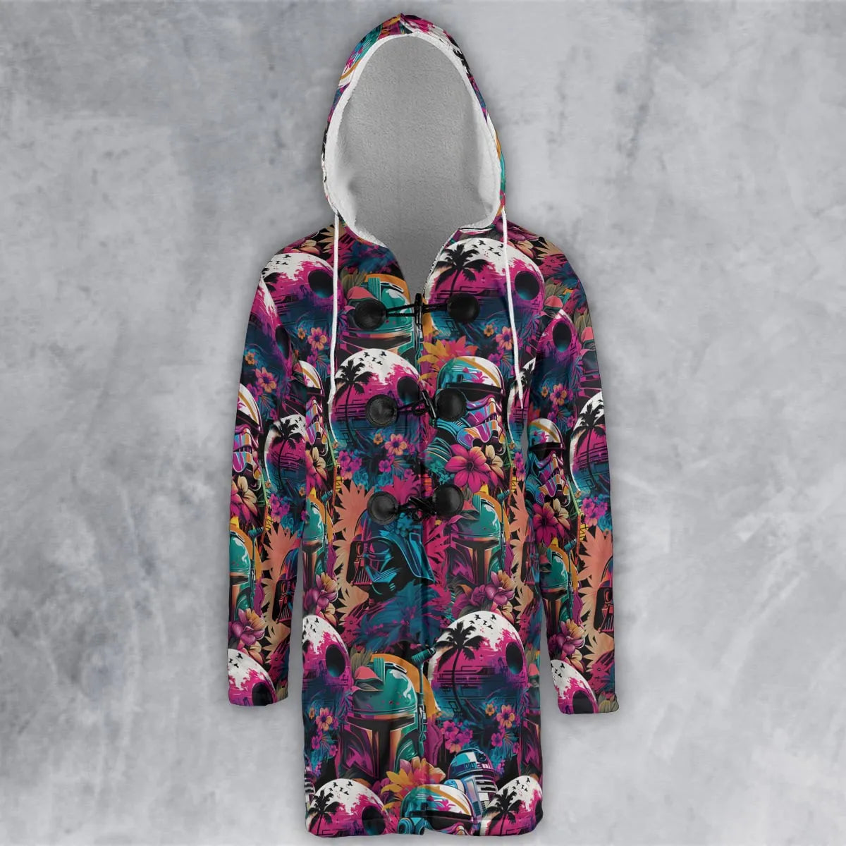 Hooded Cloak Coat - XZRCR9F1