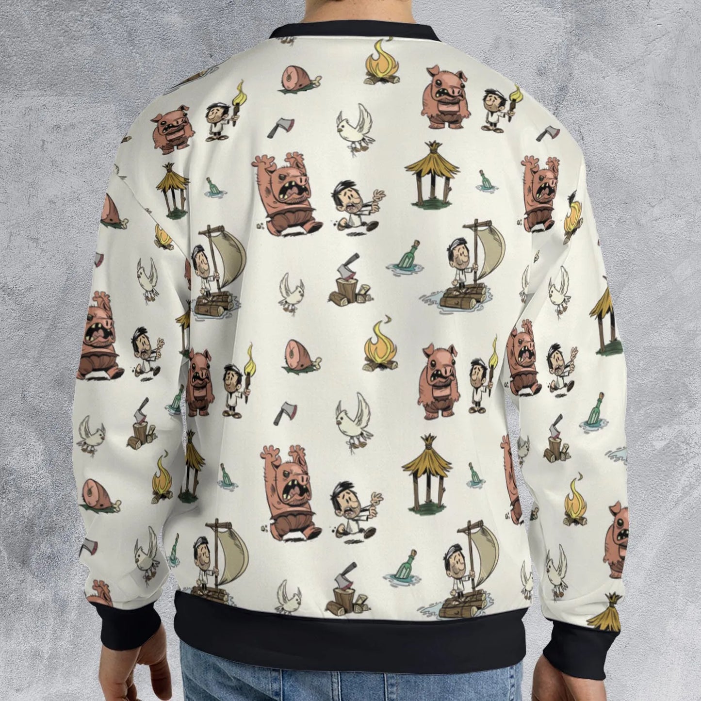 All-over Print Sweatshirt - 3CV39N7L
