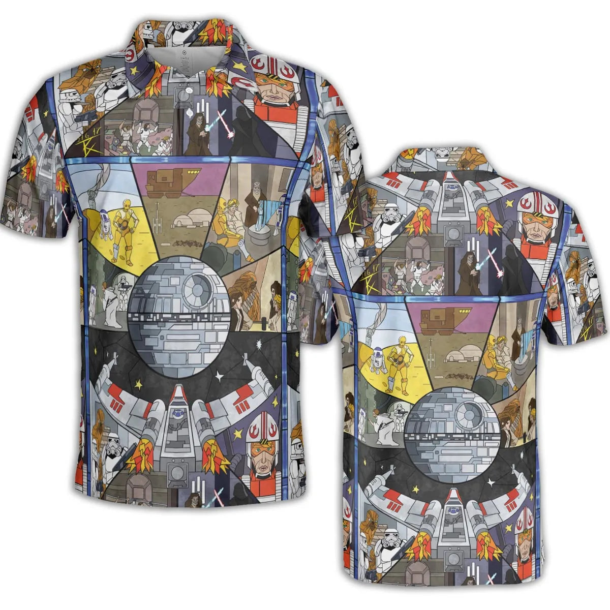 AOP Men/Women Polo Shirt - E2XP6SJG