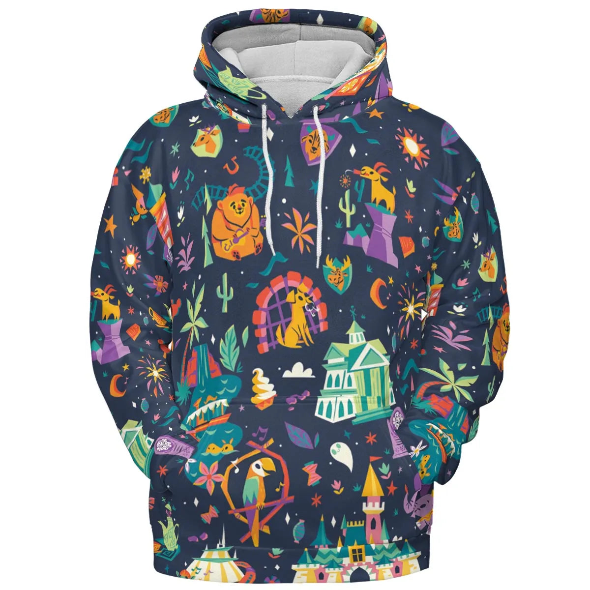 All-over Print Hoodie - B54P877X