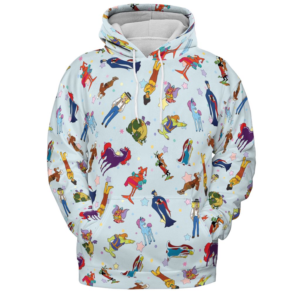 All-over Print Hoodie - XBVZLU9Y -  - 2