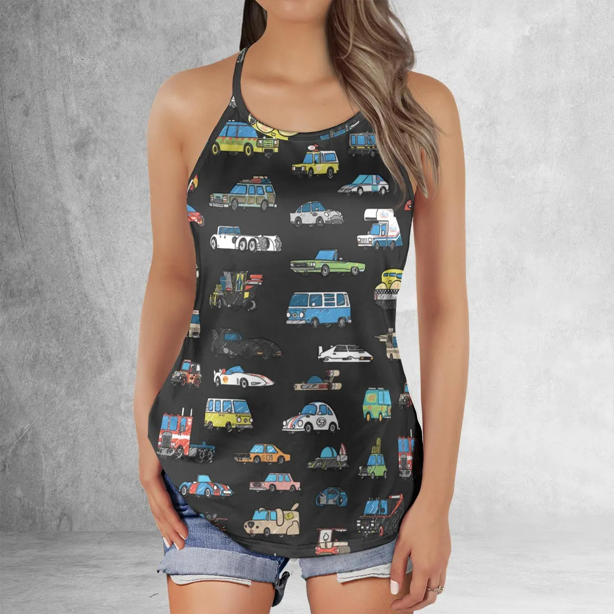 Criss Cross Tank Top - VVABGT1Q