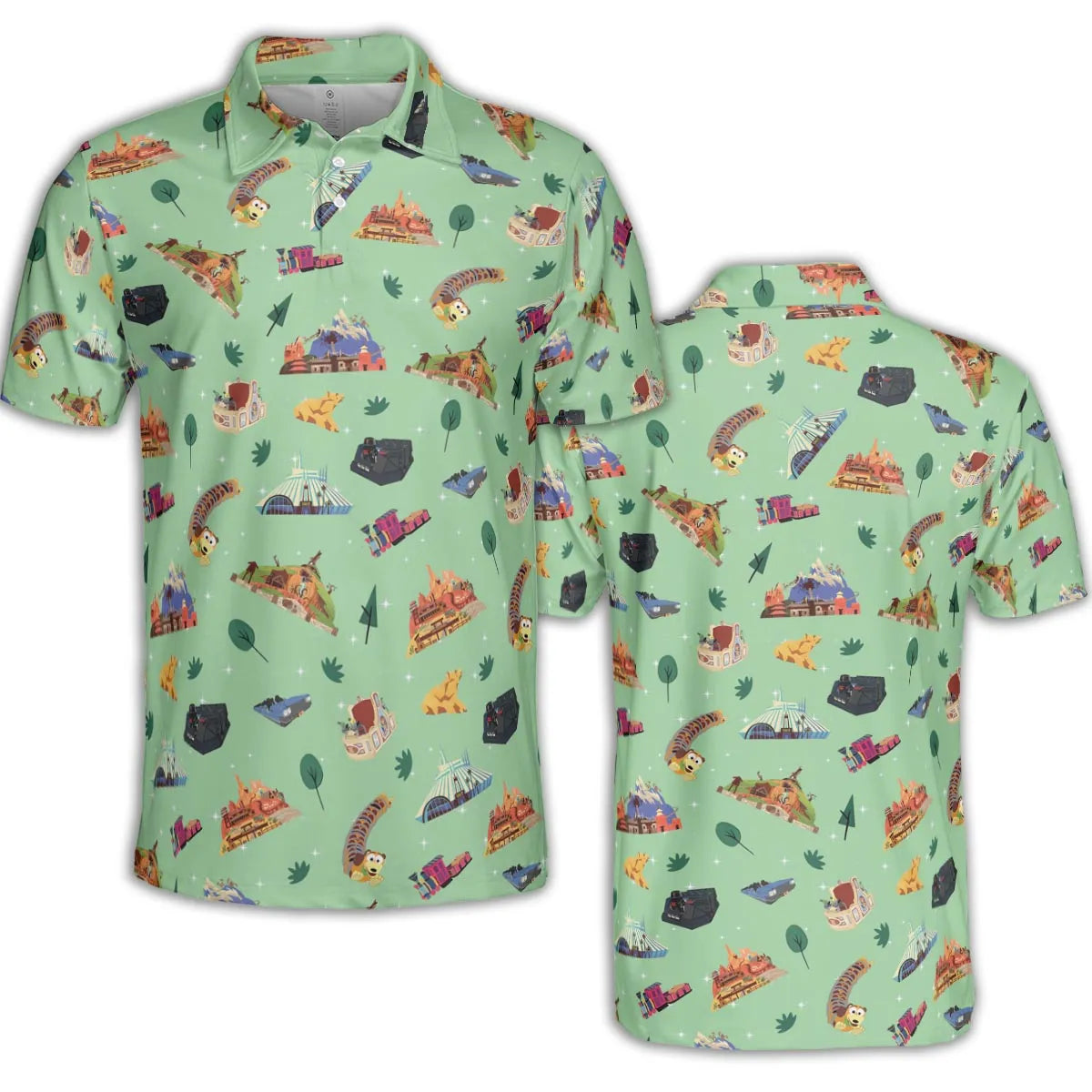 AOP Men/Women Polo Shirt - ZE3WLQYA