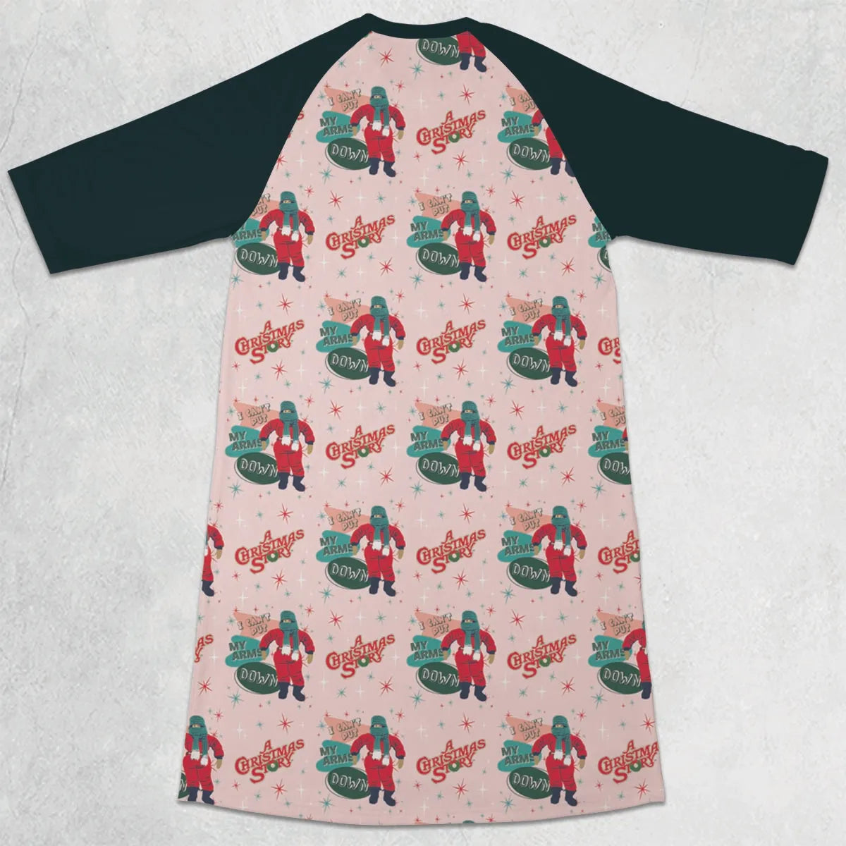 3/4 Sleeve Raglan Dress - NWVHZNM5