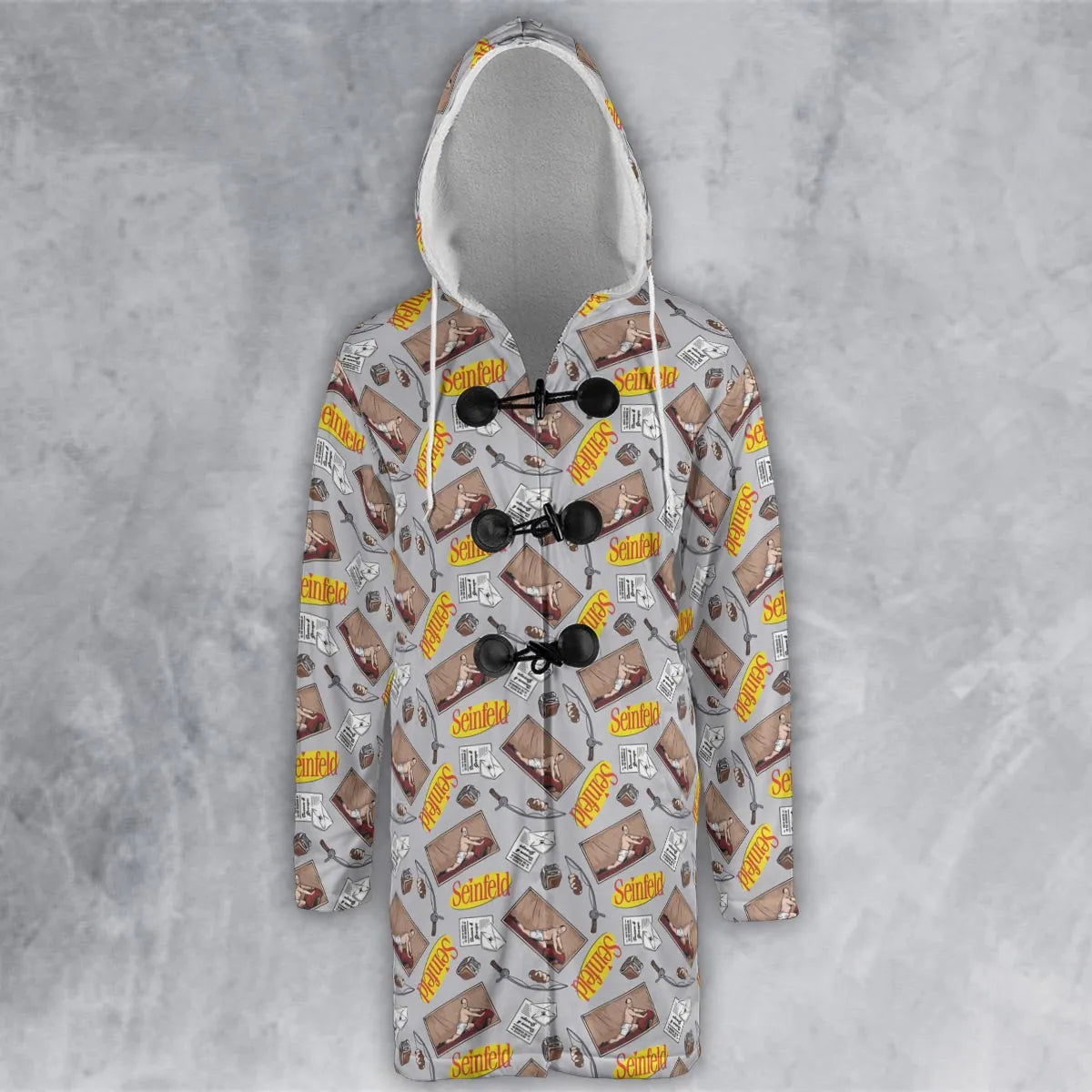 Hooded Cloak Coat - GWBLSK1H