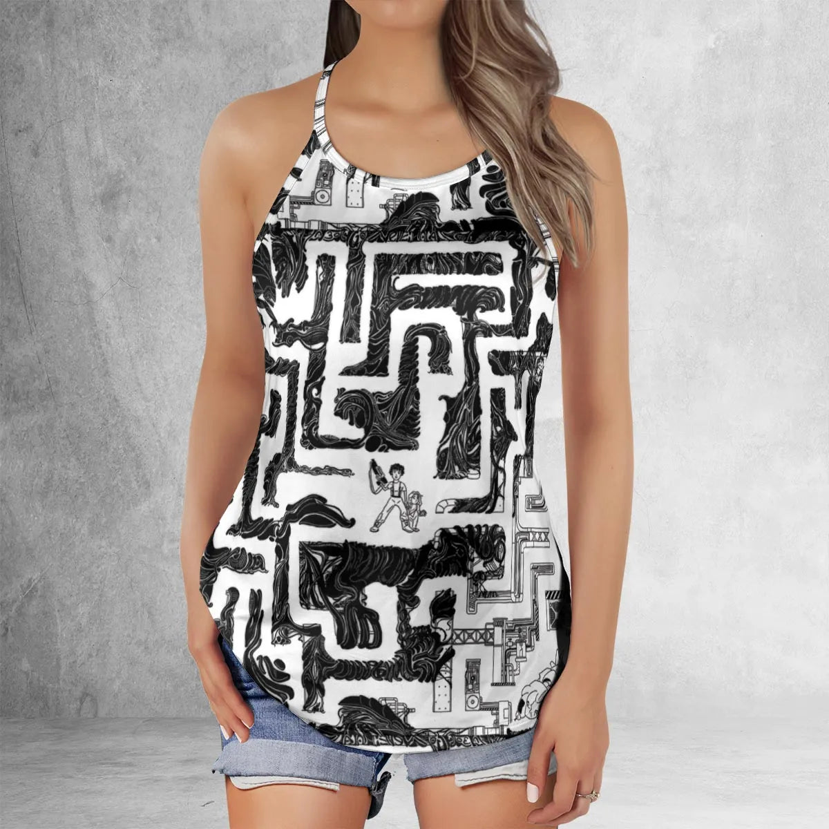 Criss Cross Tank Top - PBHF9TK1