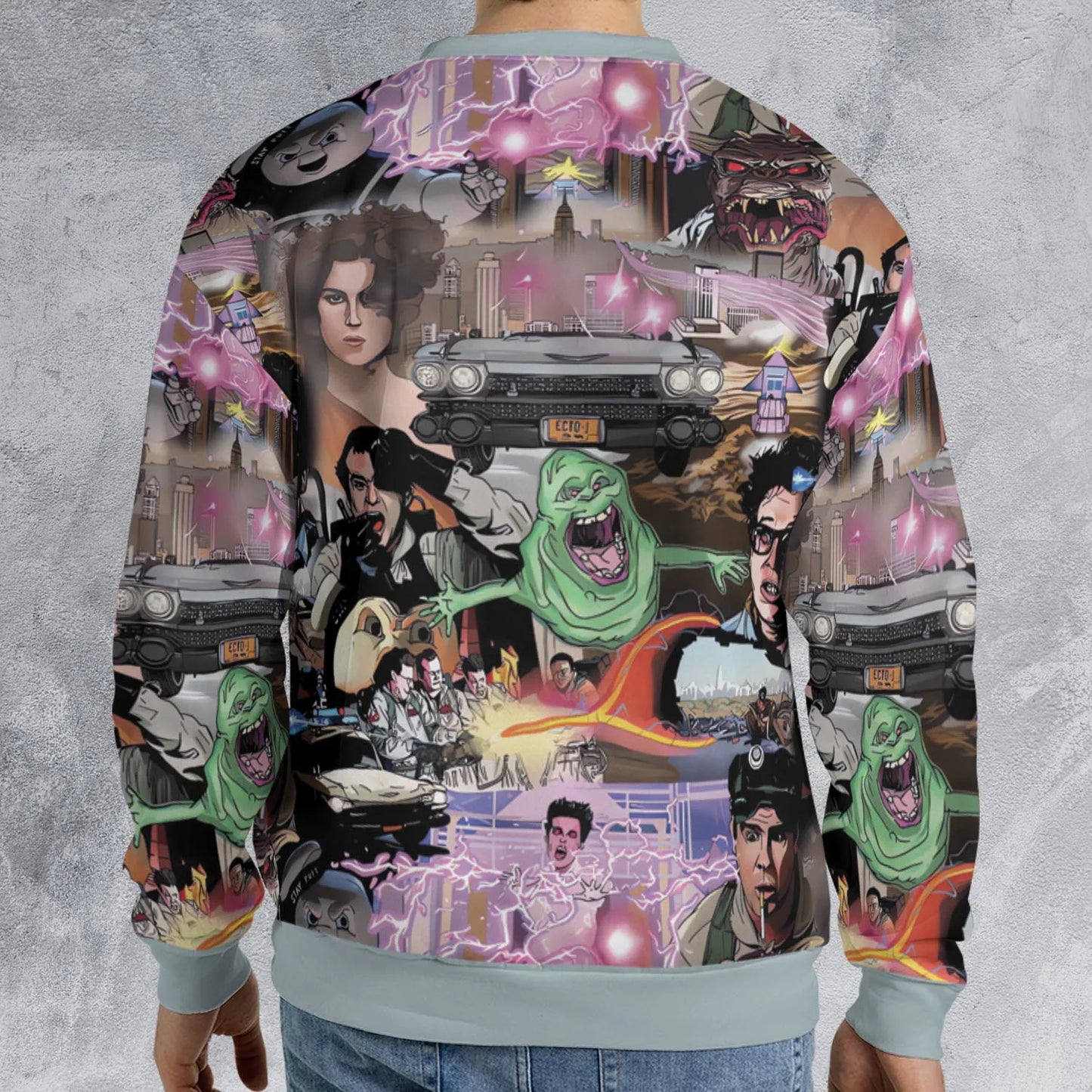 All-over Print Sweatshirt - PAPFVRXC