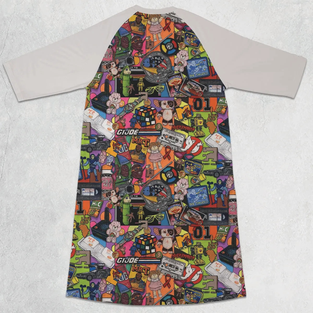 3/4 Sleeve Raglan Dress - B3RR8DHN