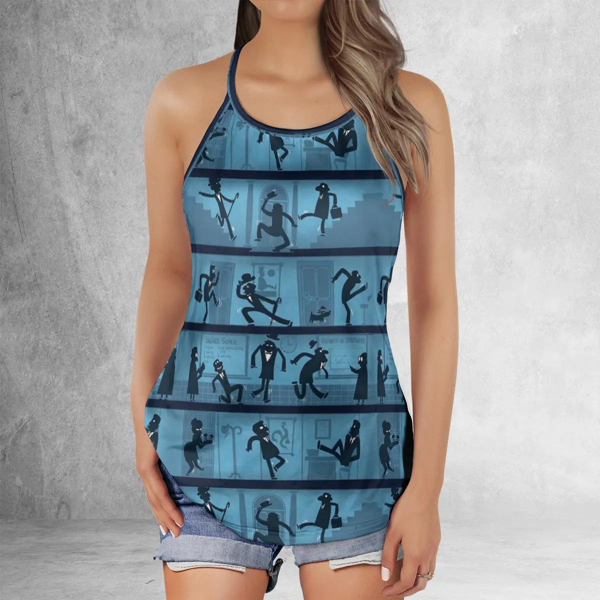 Criss Cross Tank Top - Z66DP1JS