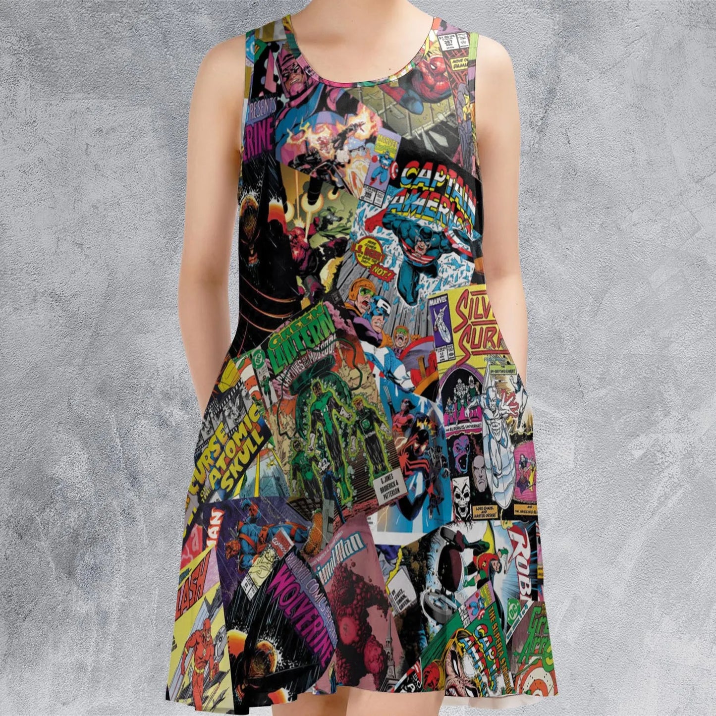 Sleeveless Dress - XYR8H9RY