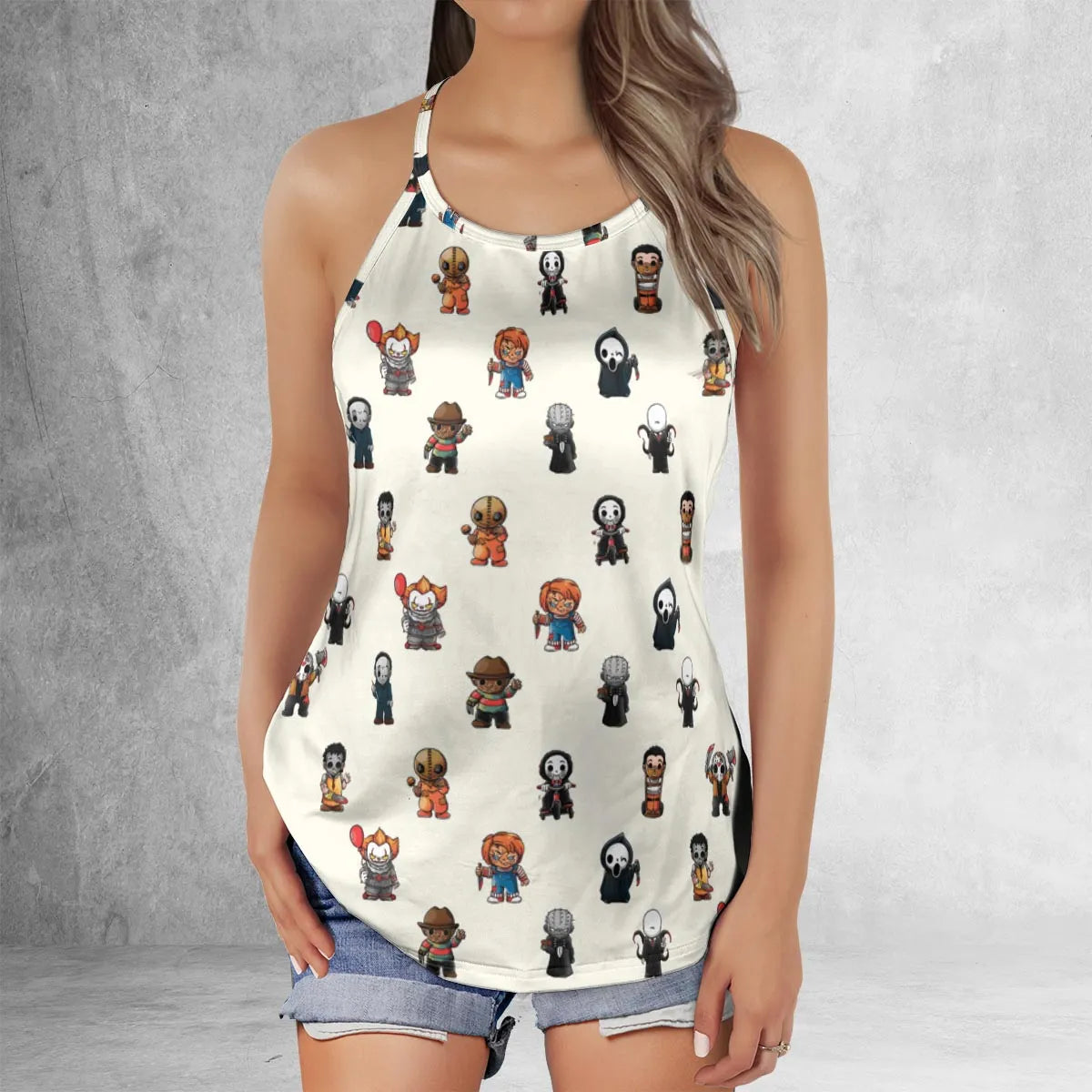 Criss Cross Tank Top - LH7KDJ5Q
