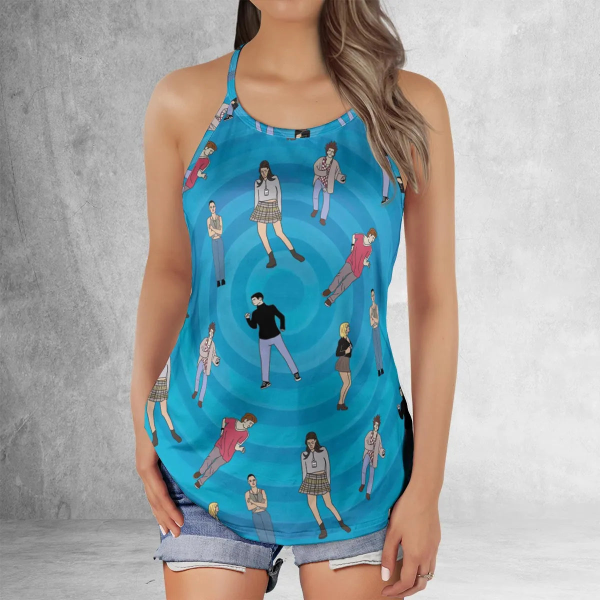 Criss Cross Tank Top - 9ZWDF23D