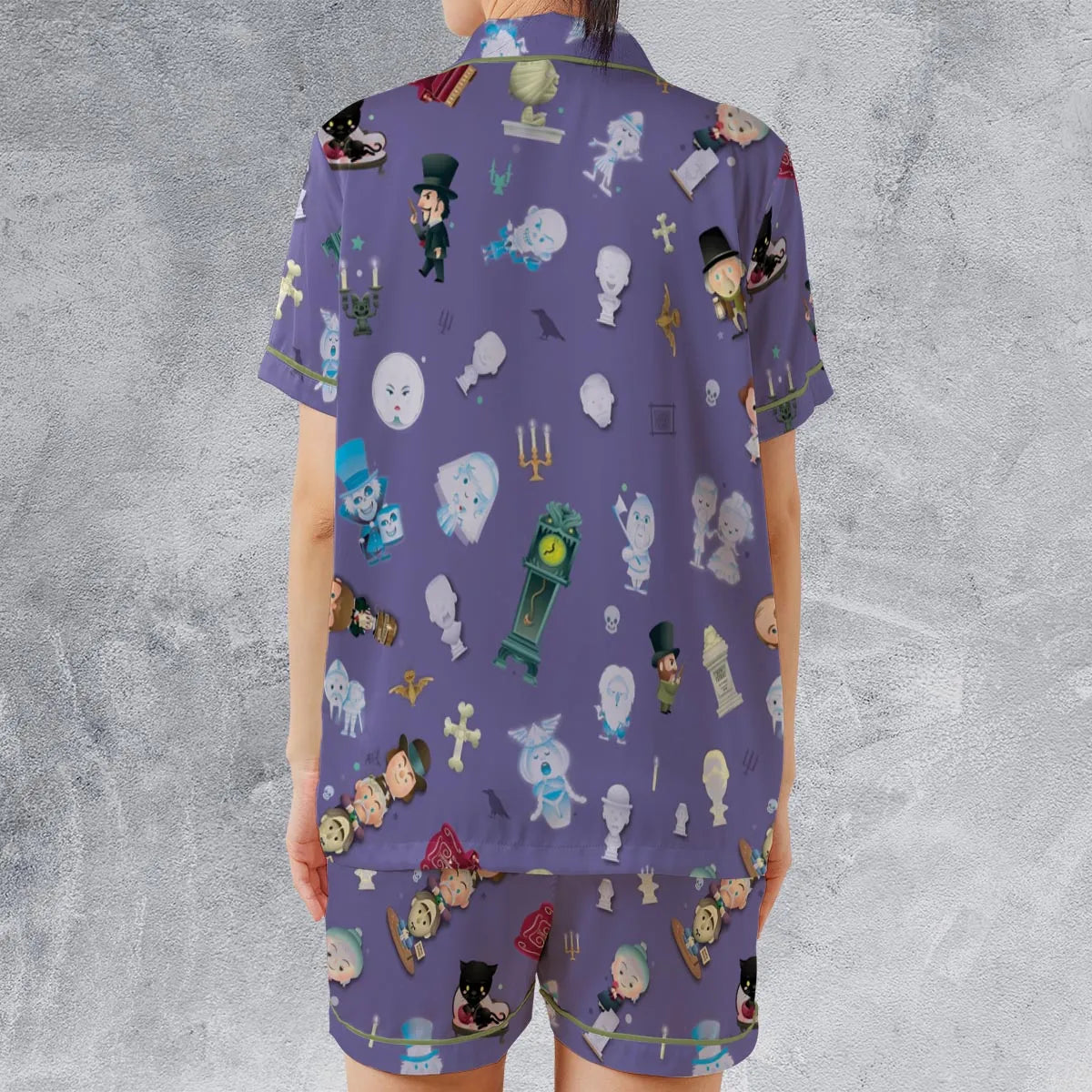 Satin Short-Sleeve Pajamas Set - MAX9FS2E