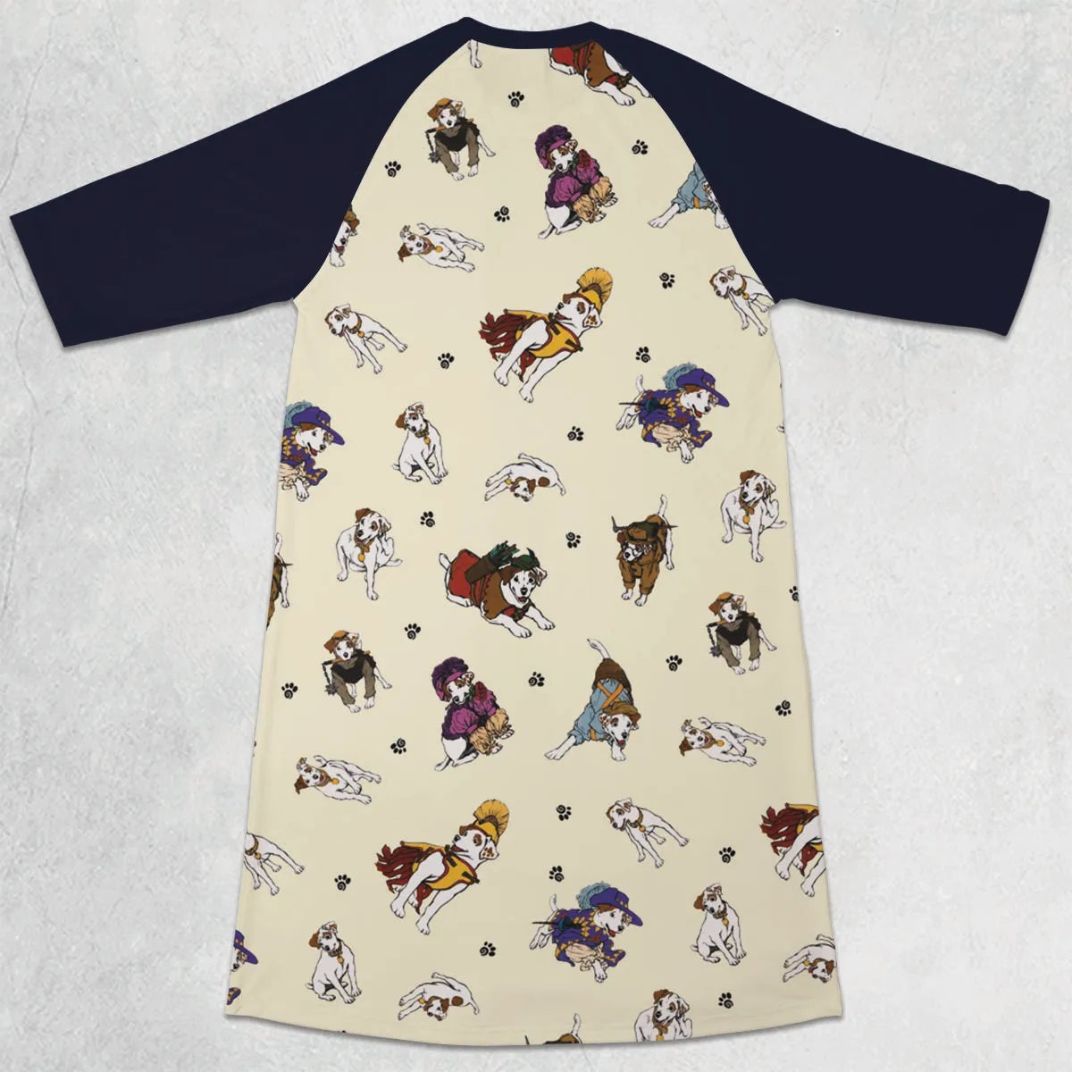 3/4 Sleeve Raglan Dress - DUN7XQPQ