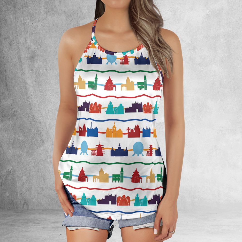 Criss Cross Tank Top - MAU6B96L -  - 2