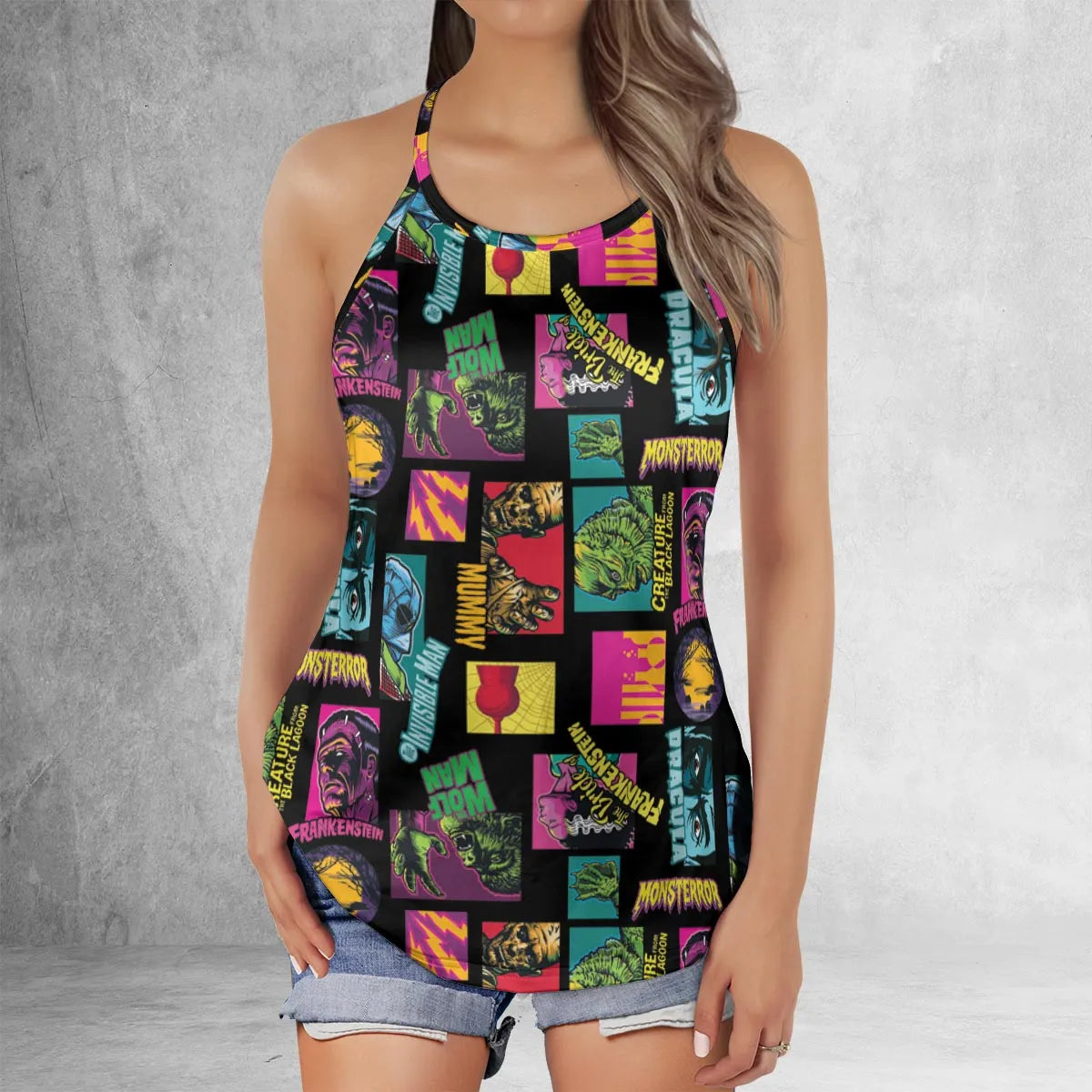 Criss Cross Tank Top - BE7DQNC9