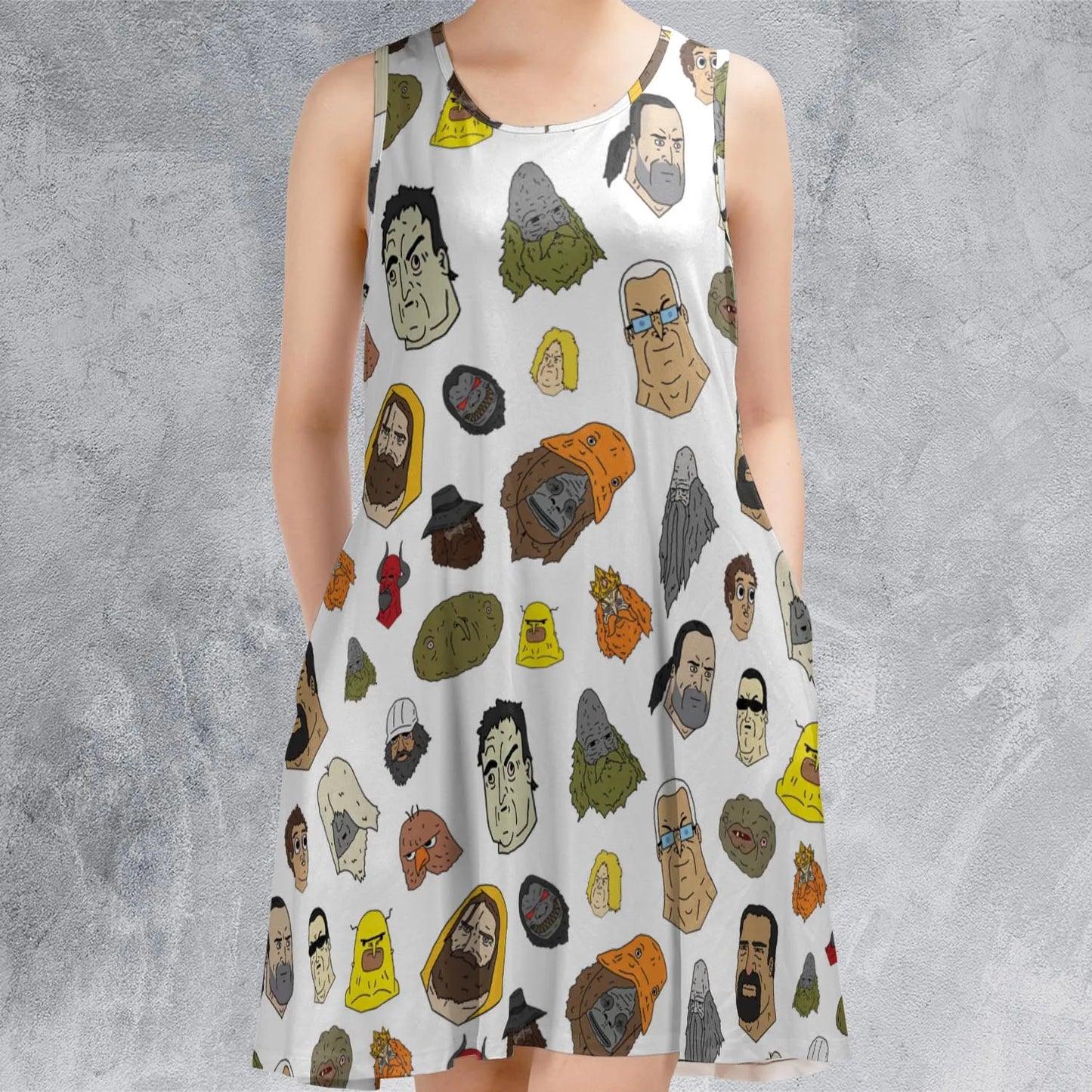 Sleeveless Dress - VXCTY7JM