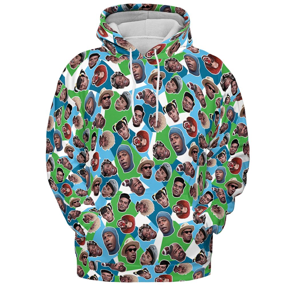 All-over Print Hoodie - DLRZQ7Z6 -  - 2