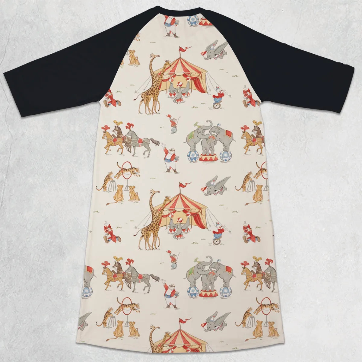 3/4 Sleeve Raglan Dress - U765YQTA