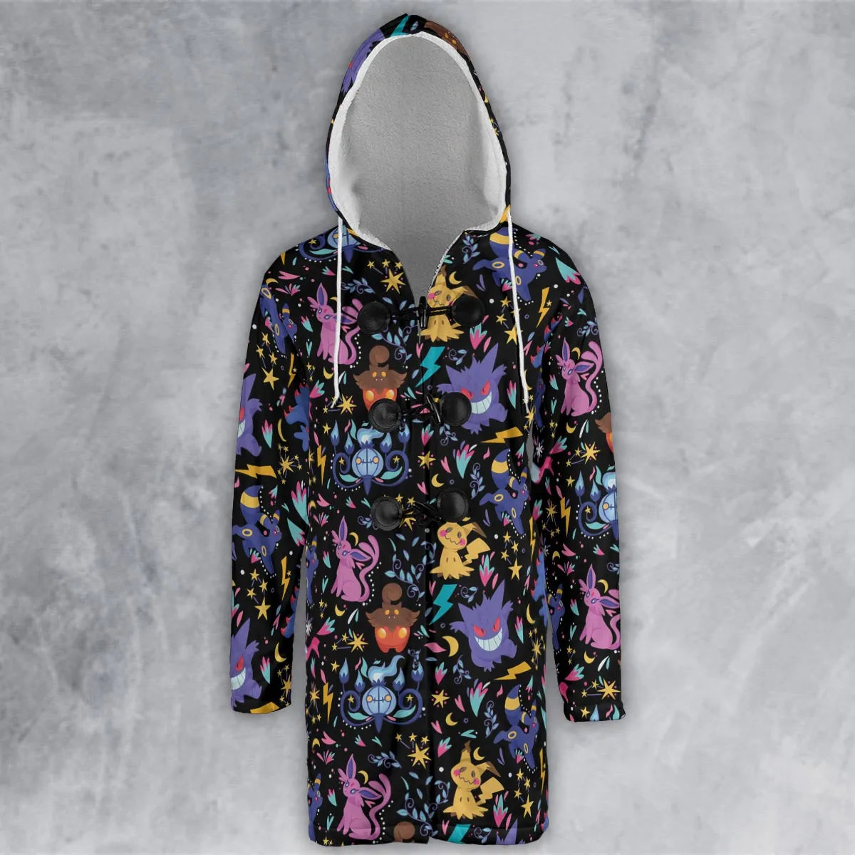 Hooded Cloak Coat - 55A67J65