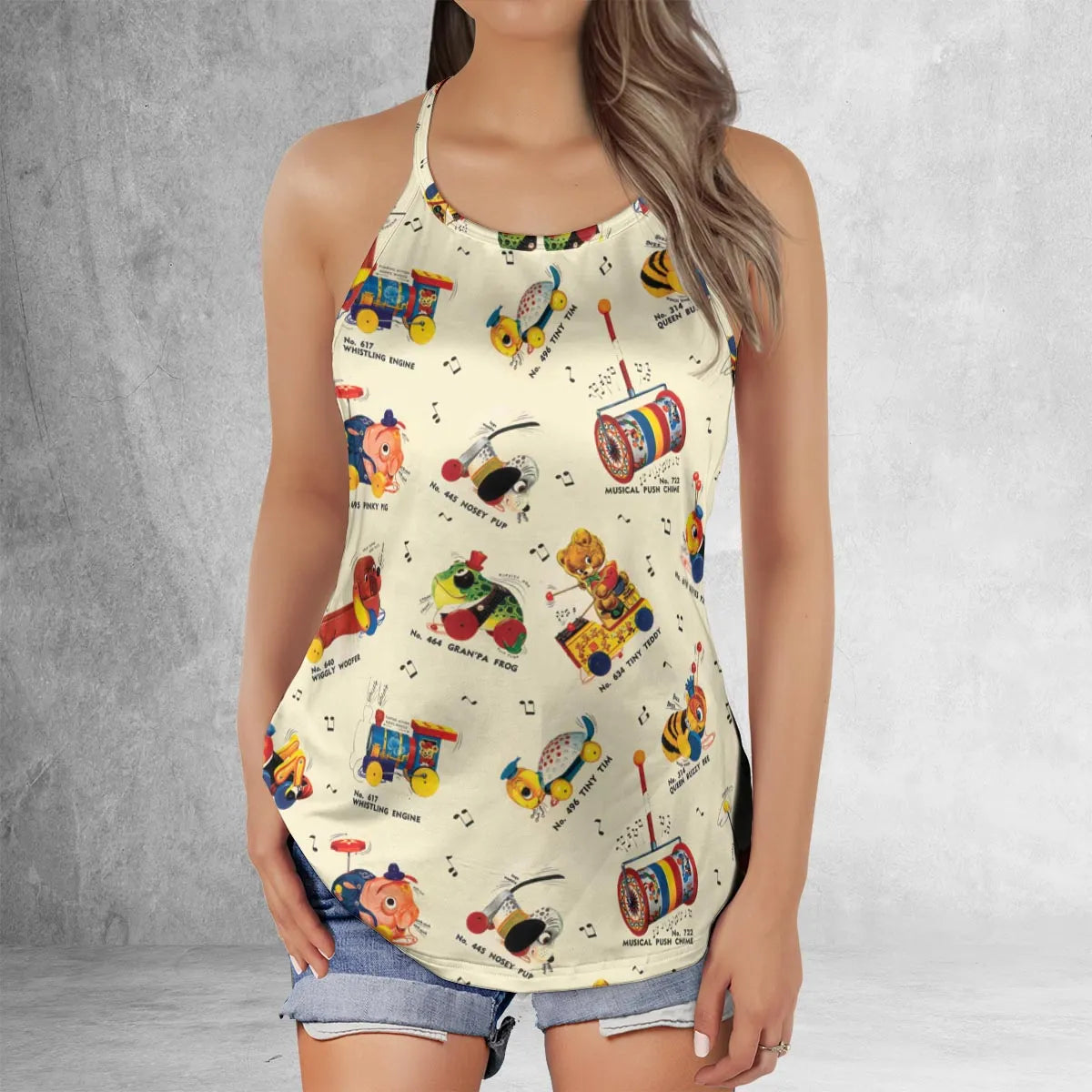Criss Cross Tank Top - T6LHQSY6