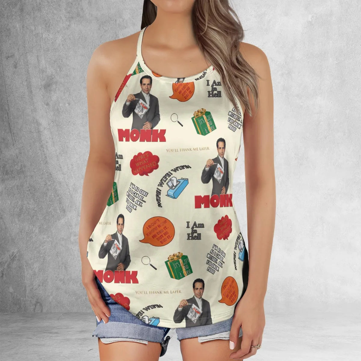 Criss Cross Tank Top - DQEN1NK9