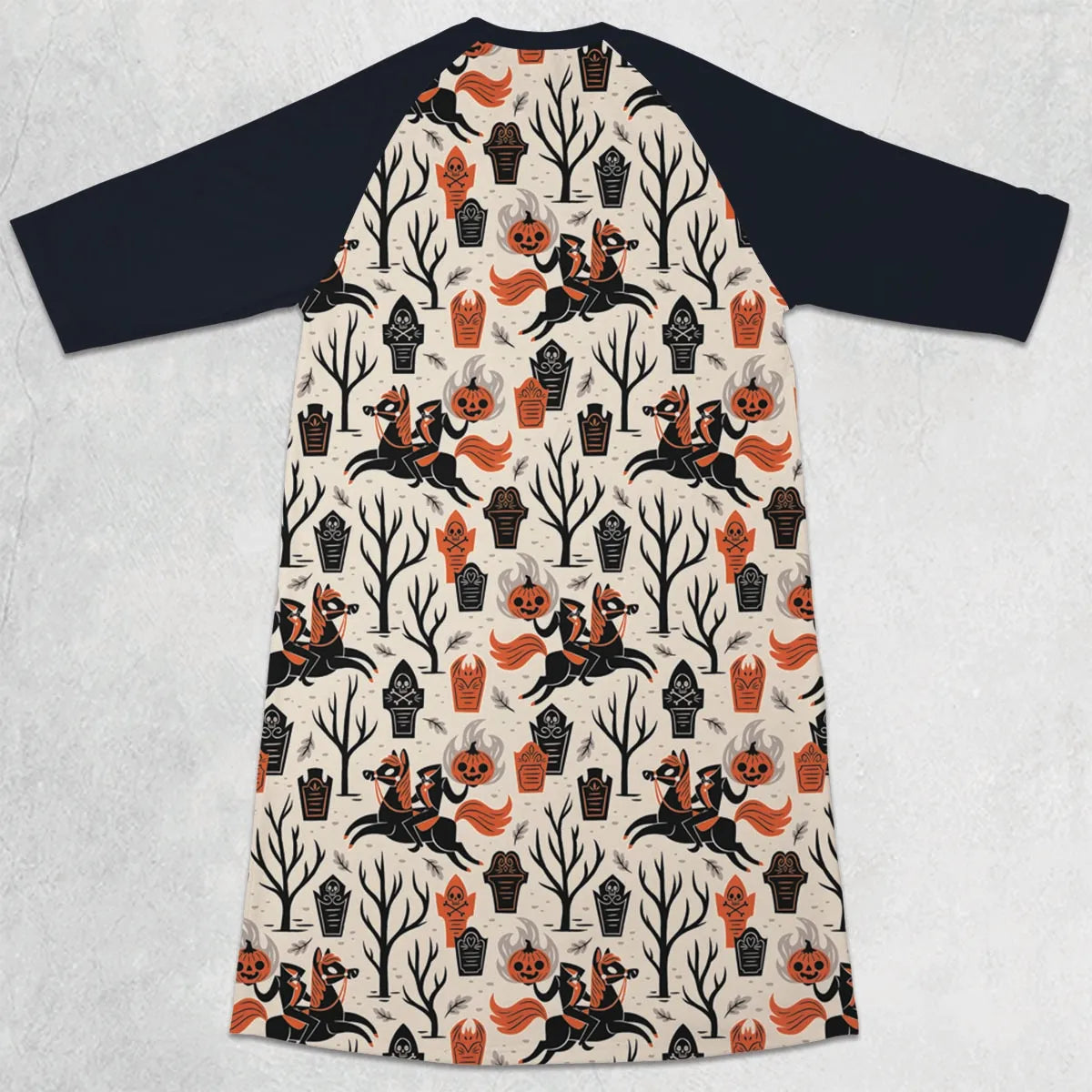 3/4 Sleeve Raglan Dress - SLTVX5YU