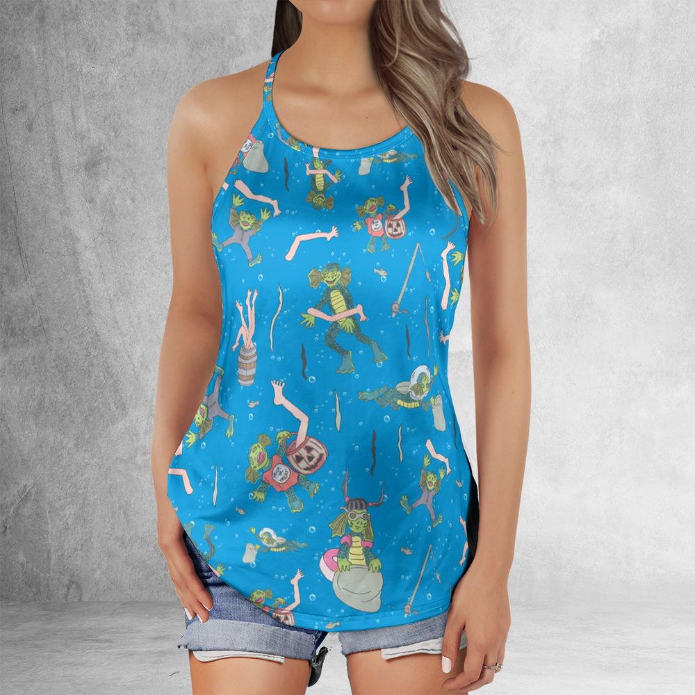 Criss Cross Tank Top - QZ6X6KM5 -  - 2