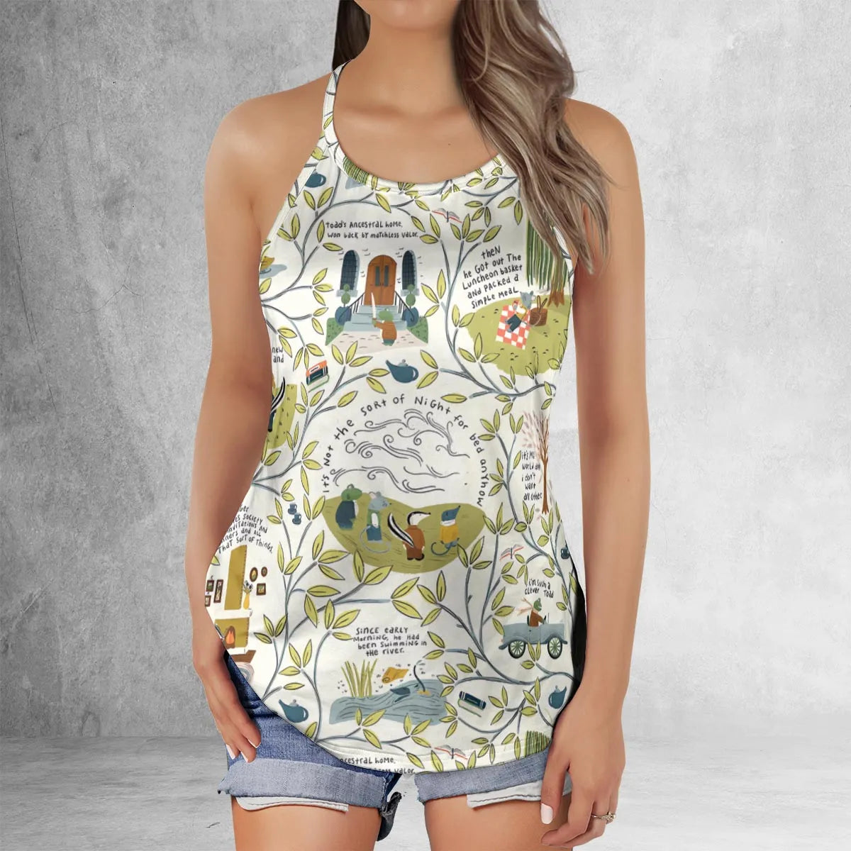 Criss Cross Tank Top - HMNCPRTE