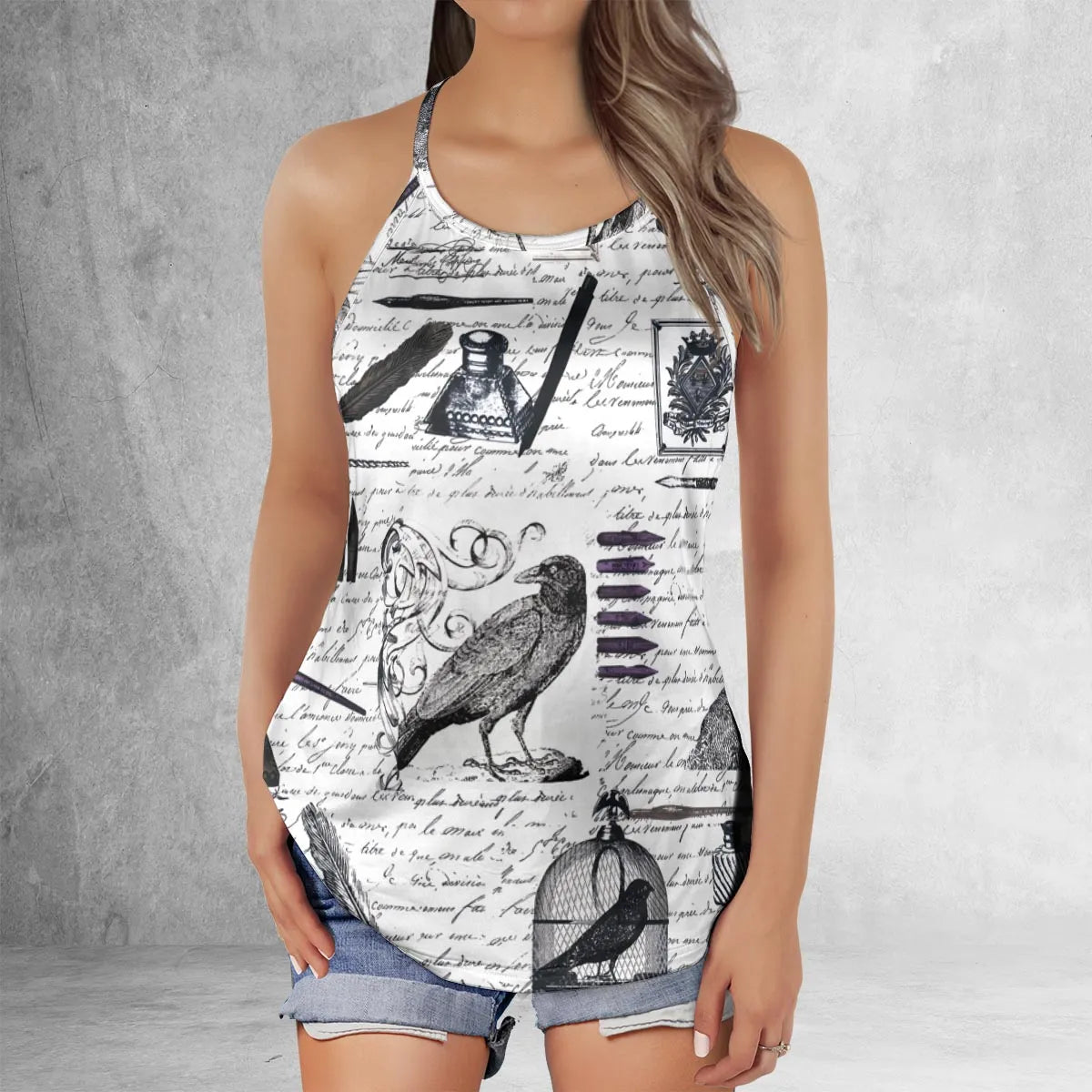 Criss Cross Tank Top - 1VHSHL87