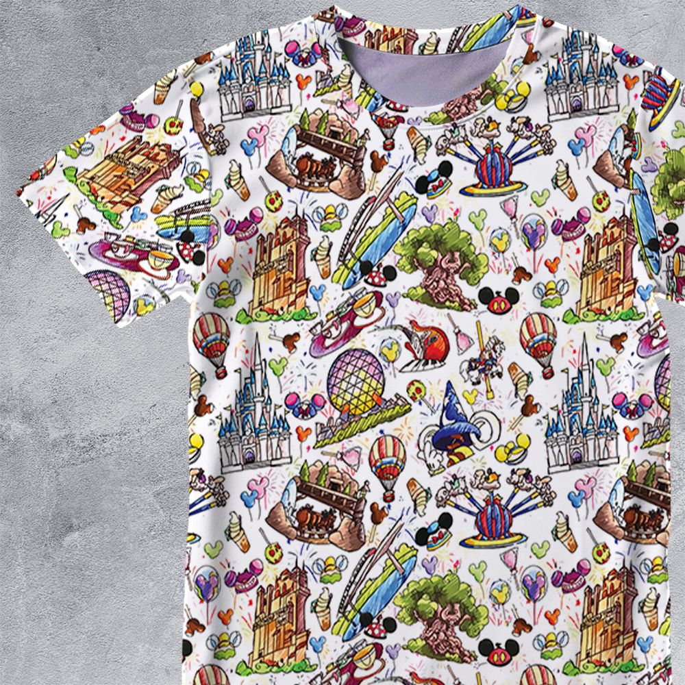 All-Over Print Unisex T-Shirt - 2JT2JNW5 -  - 2