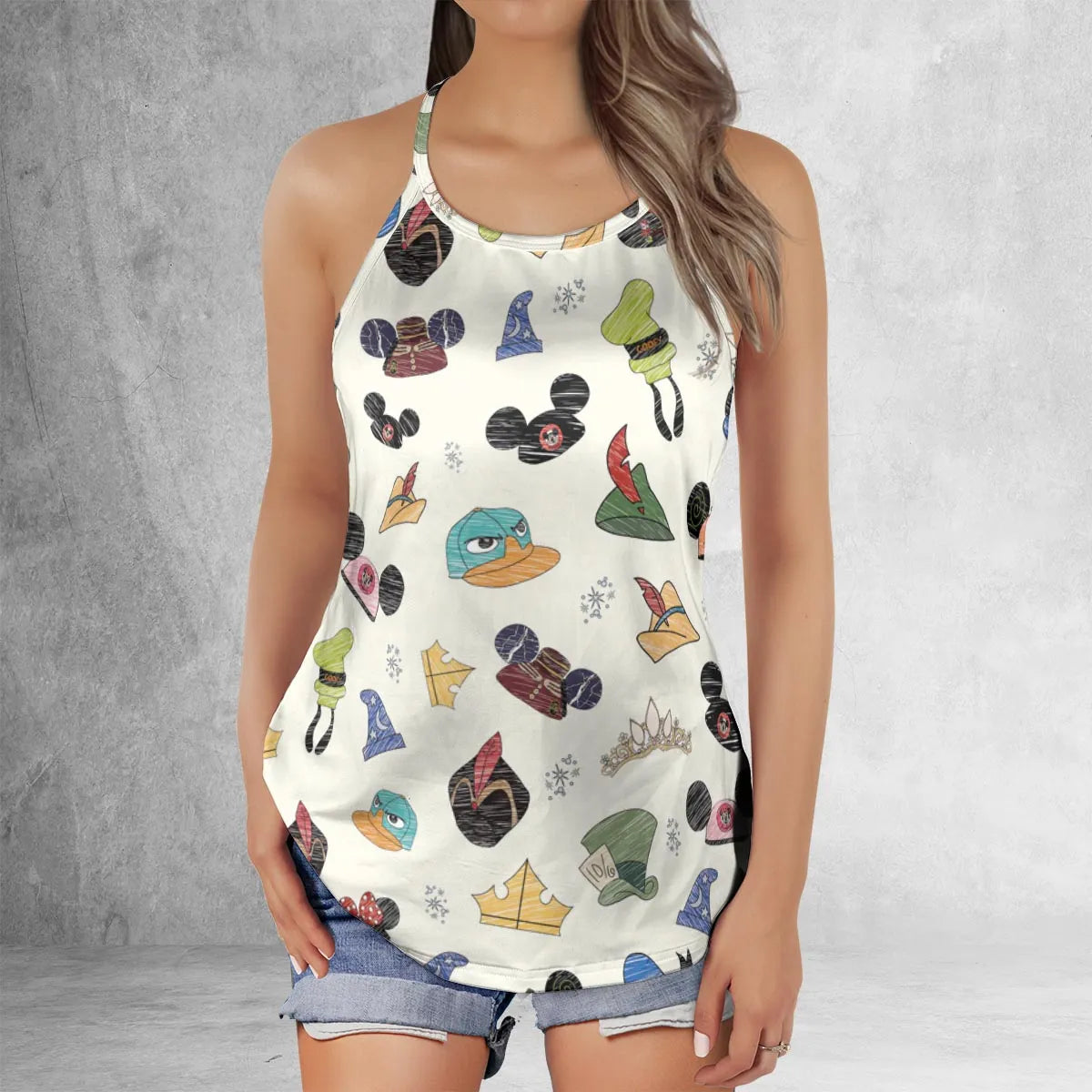 Criss Cross Tank Top - ARSP3VKT