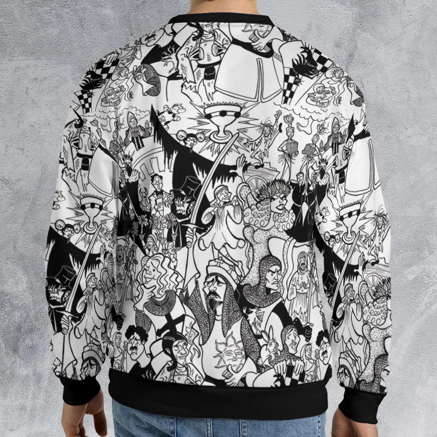 All-over Print Sweatshirt - 1WALETYT